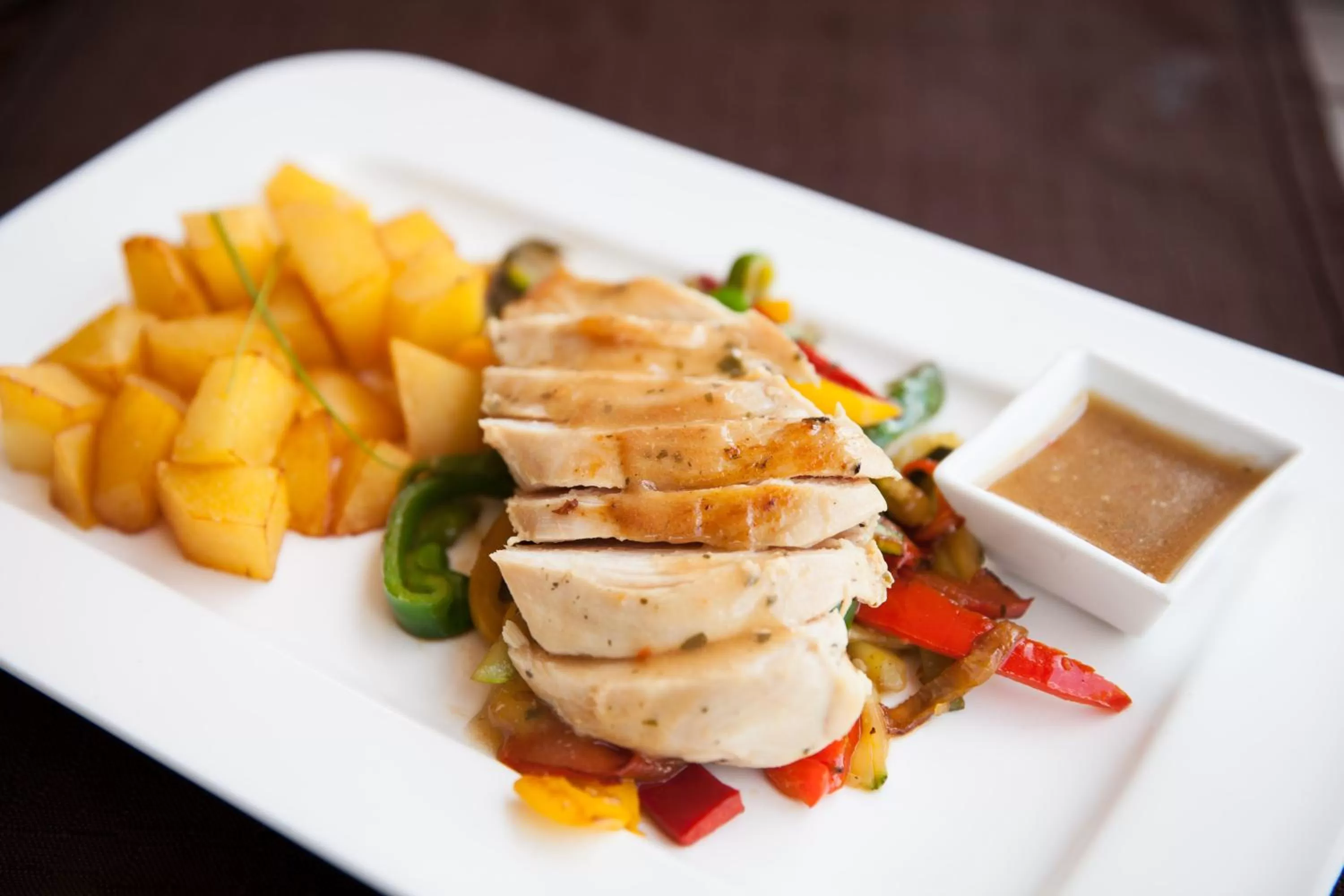Food close-up in Hotel Pomaranča