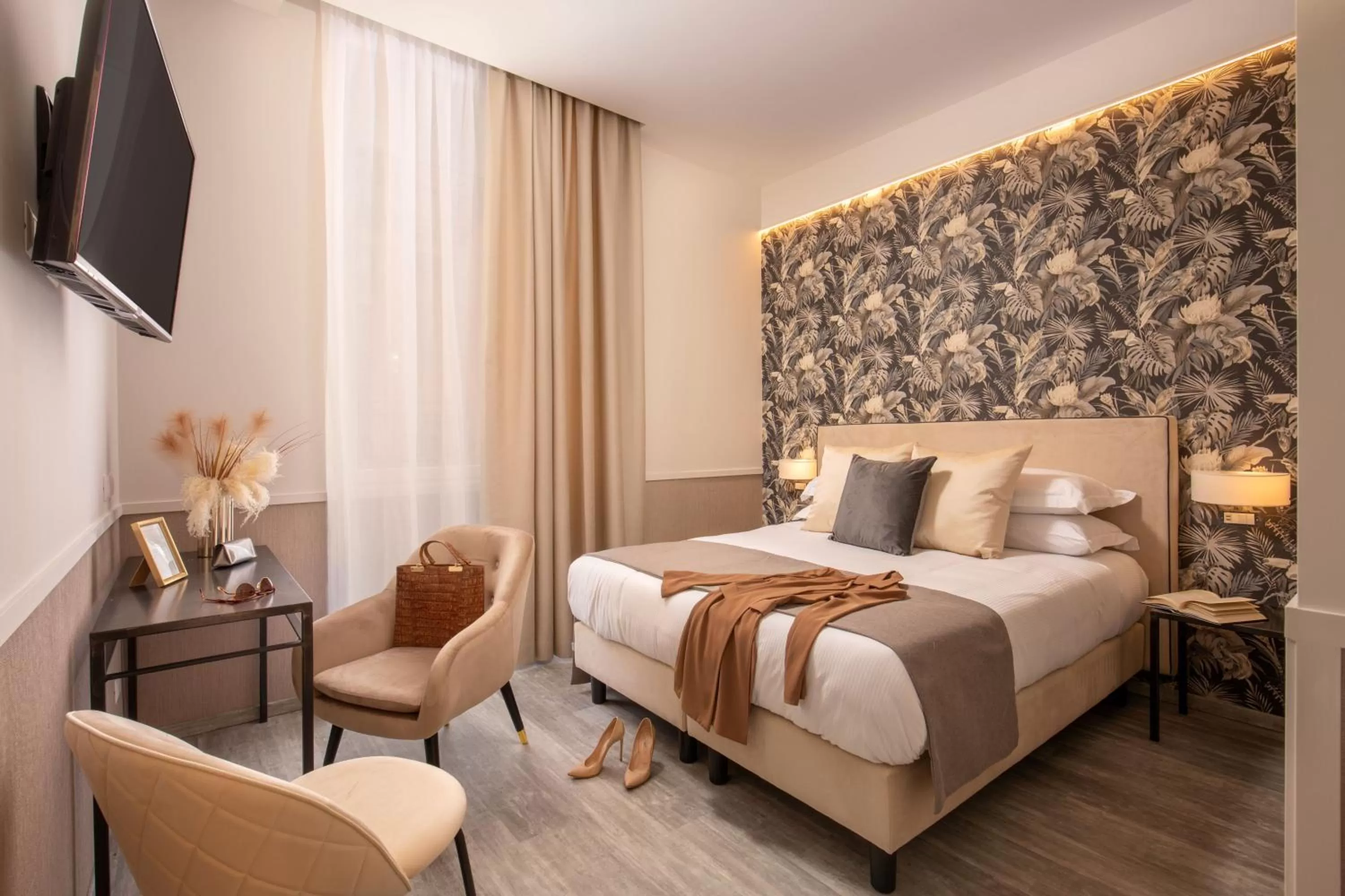 Bed in Sophie Terrace Hotel