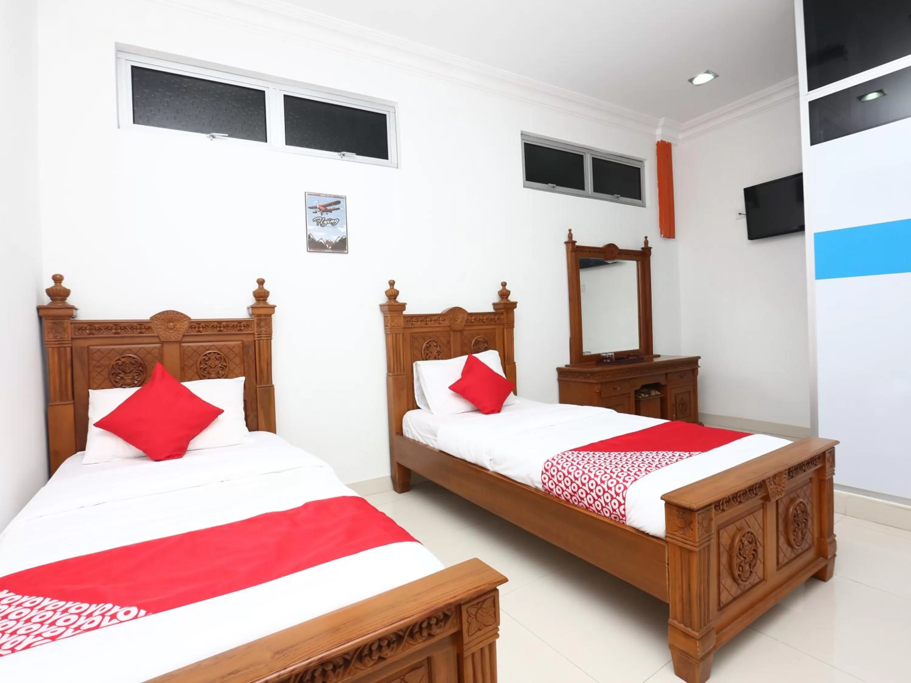 Bedroom, Bed in OYO 89435 Nusantara Group Hotel