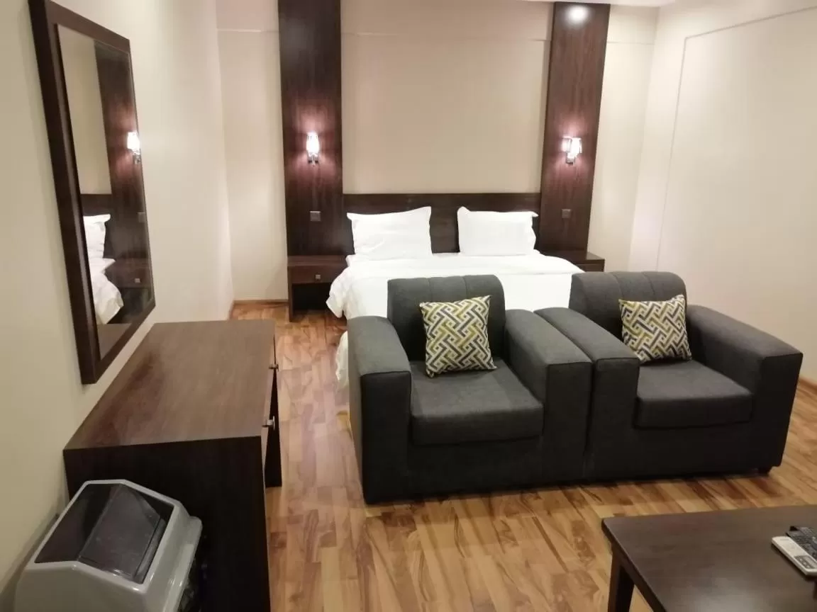 Bed in Drr Ramah Hotel Apartments 10