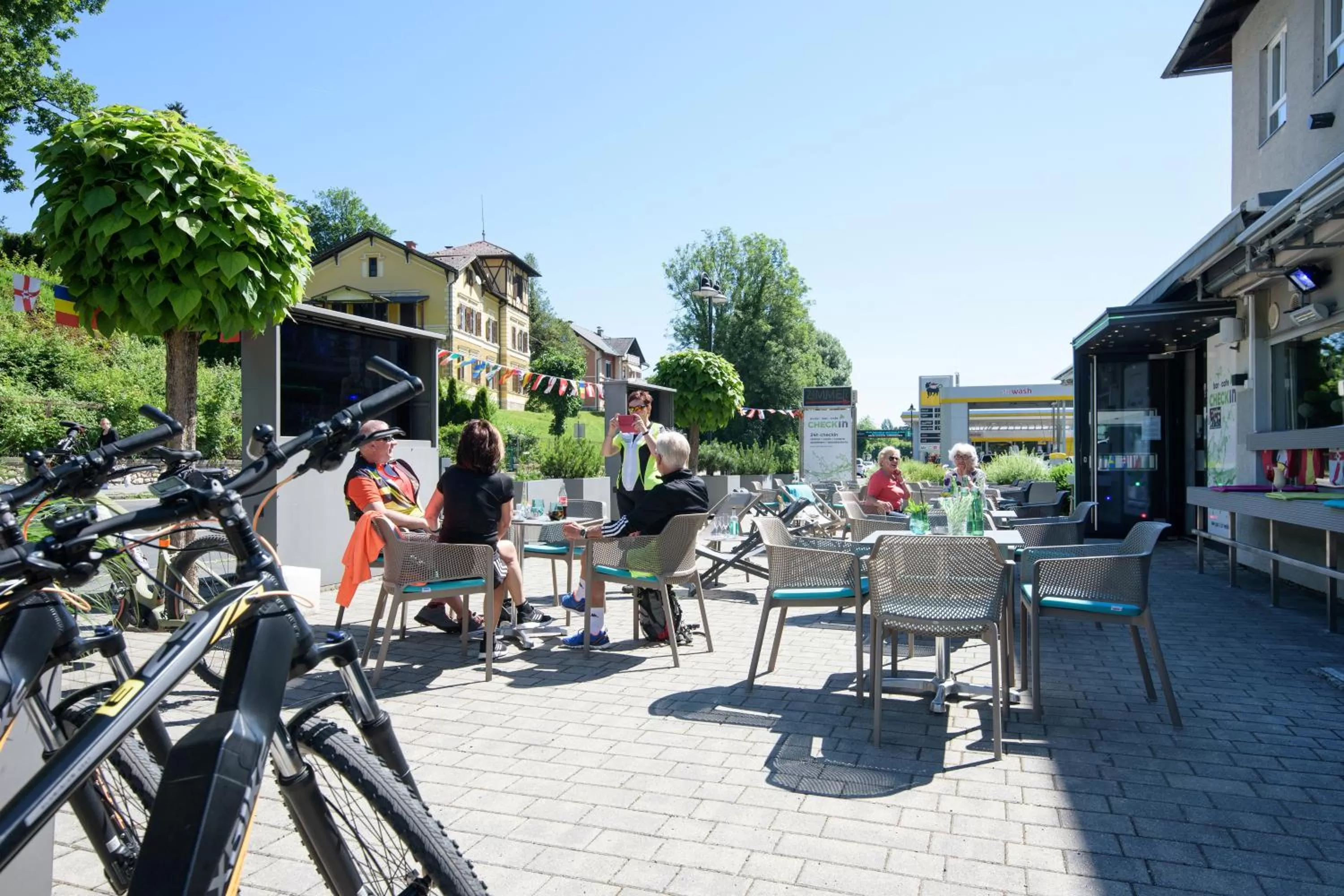 Balcony/Terrace in Hotel 24 Checkin Velden