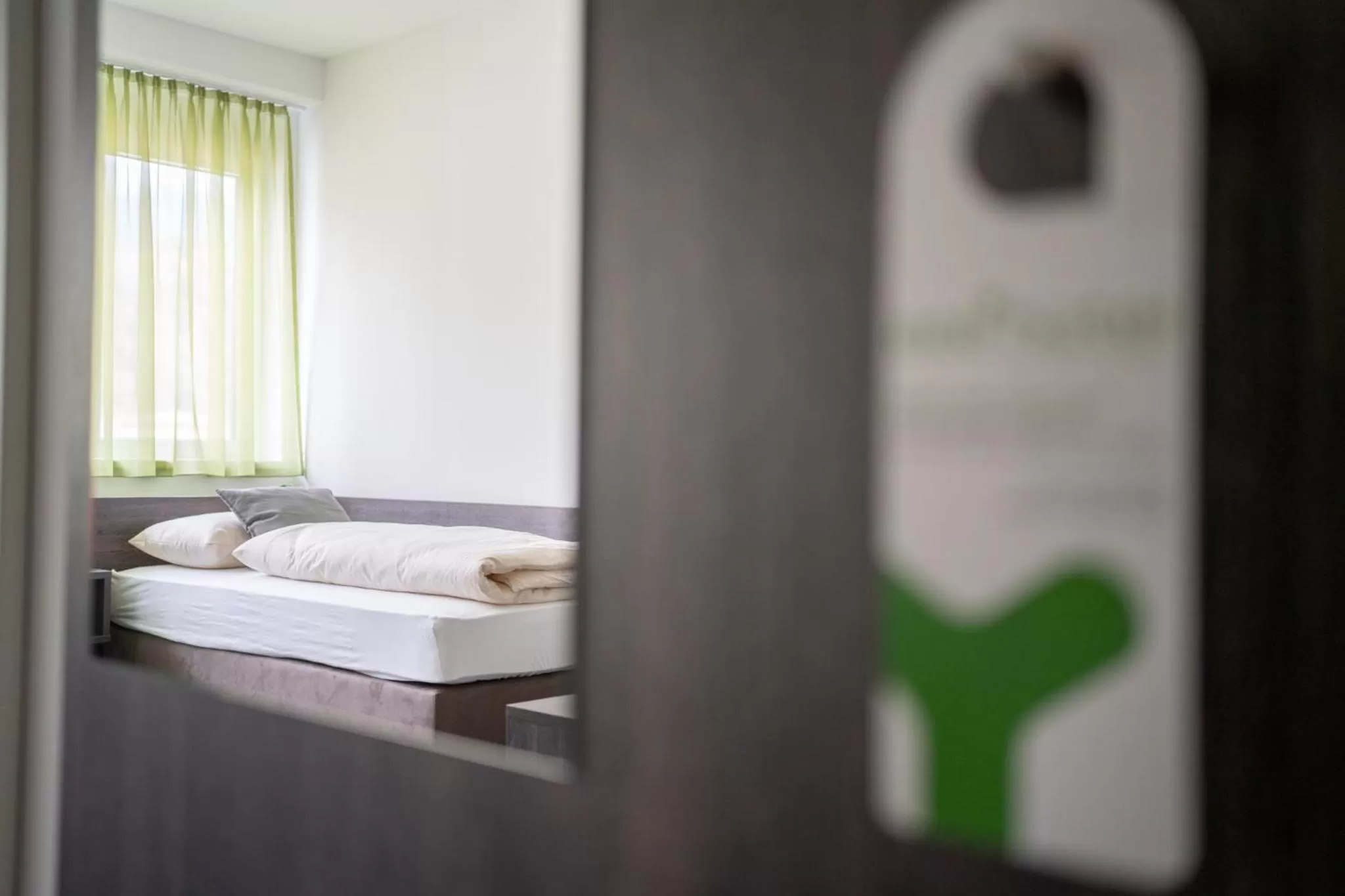 Decorative detail, Bed in eee Hotel Liezen