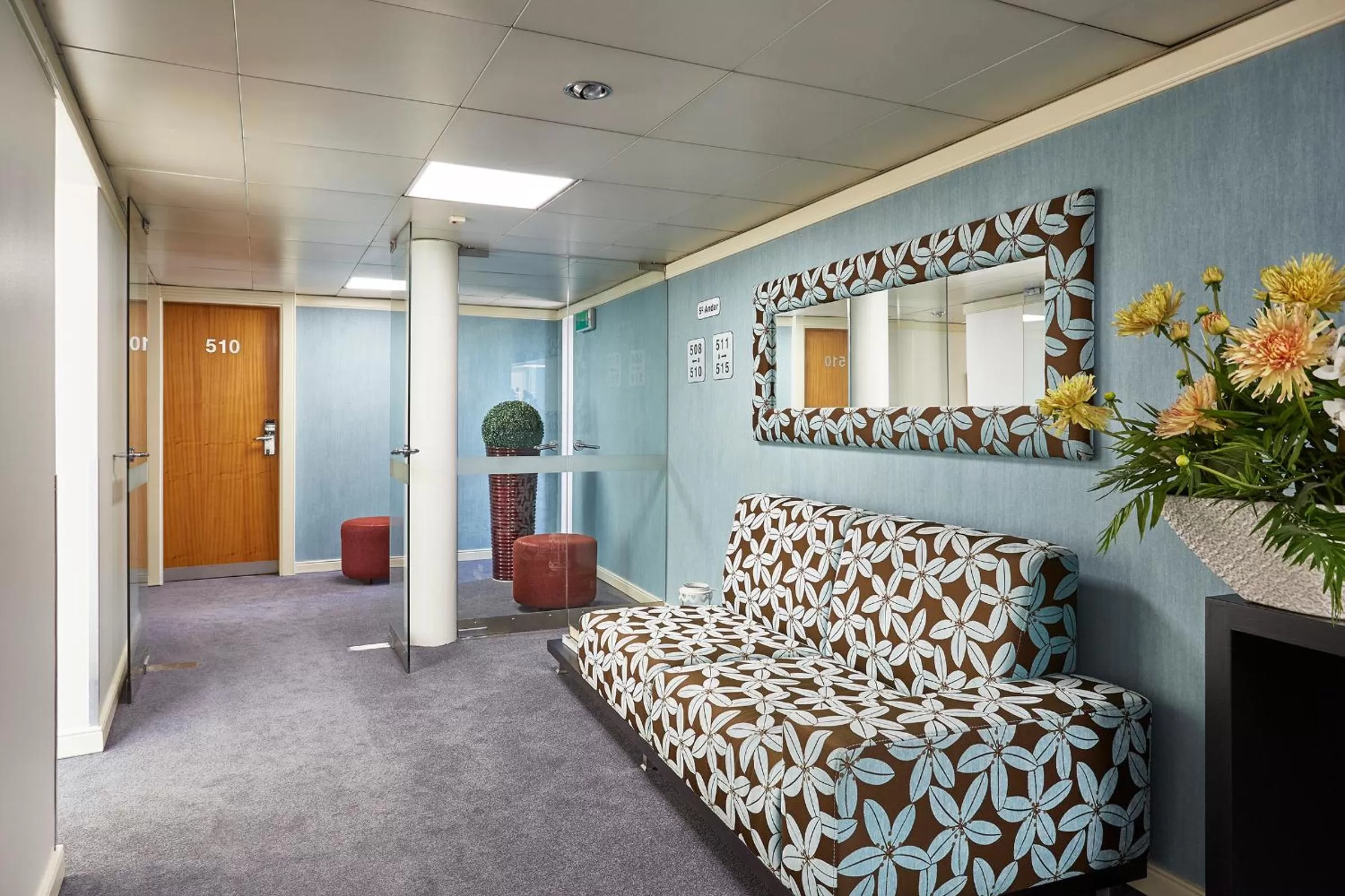 Decorative detail, Bed in Hotel As Americas