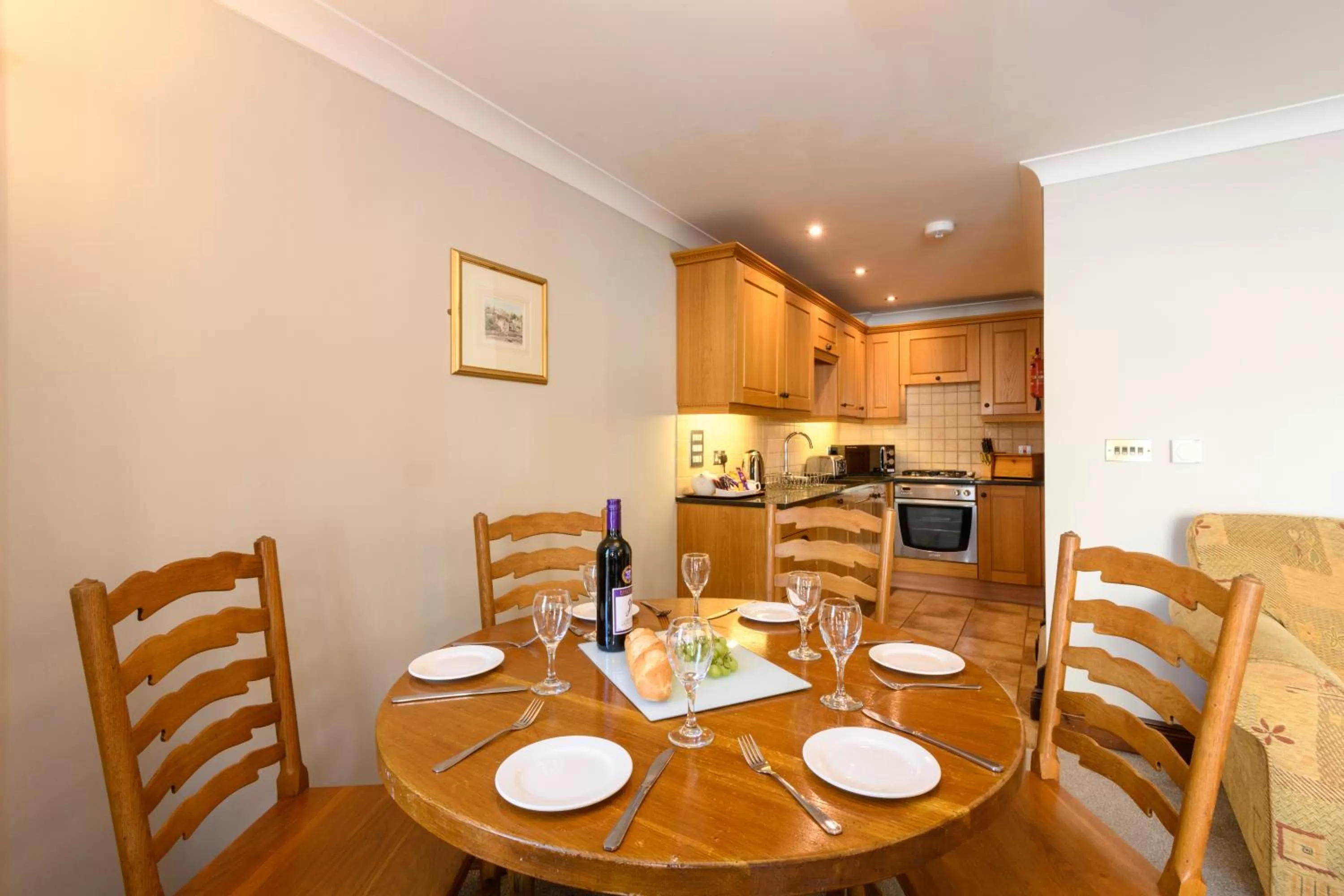 Dining area in Porth Veor Manor Villas & Apartments