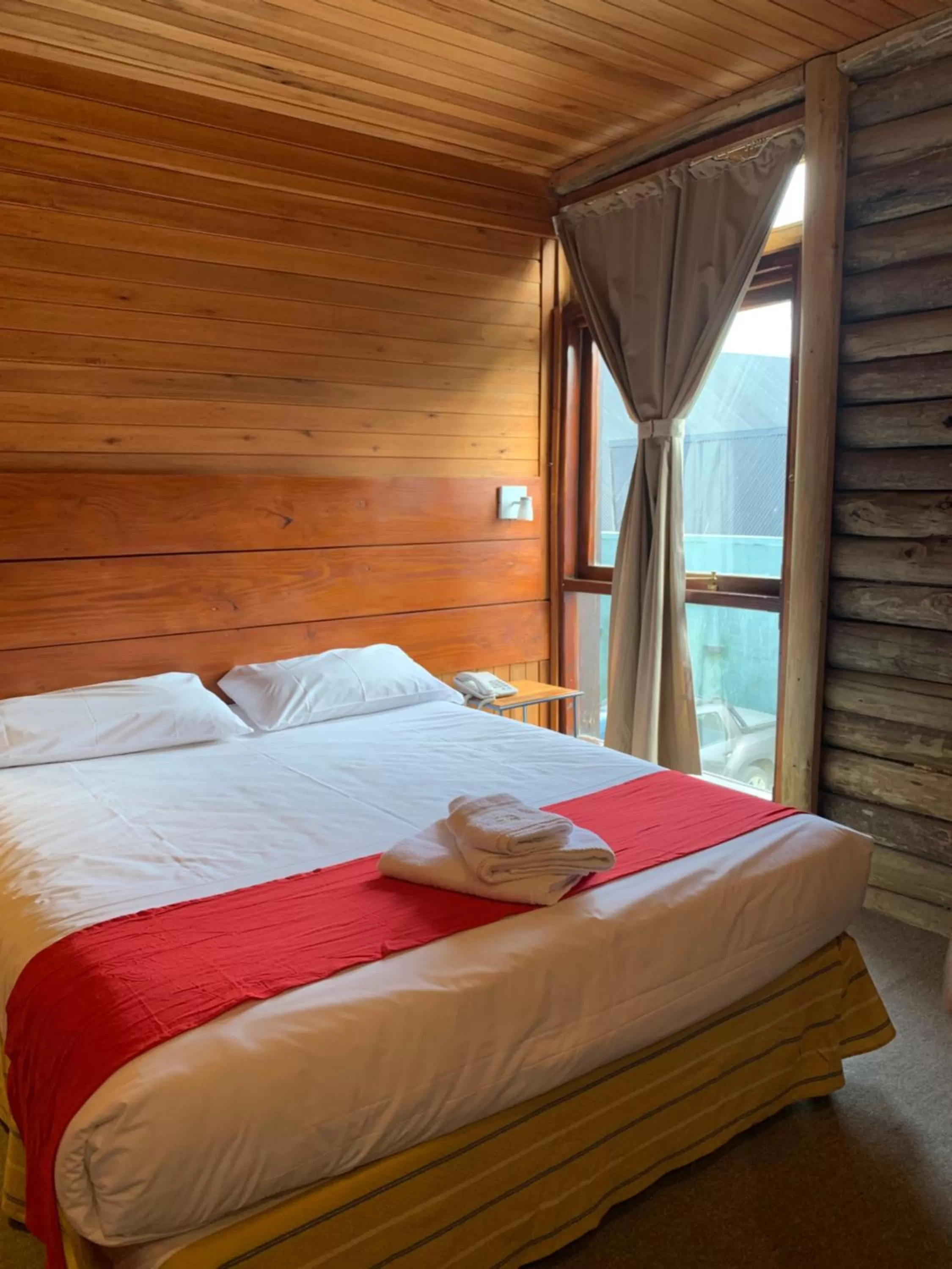 Bed in Hosteria Posta de los Colonos