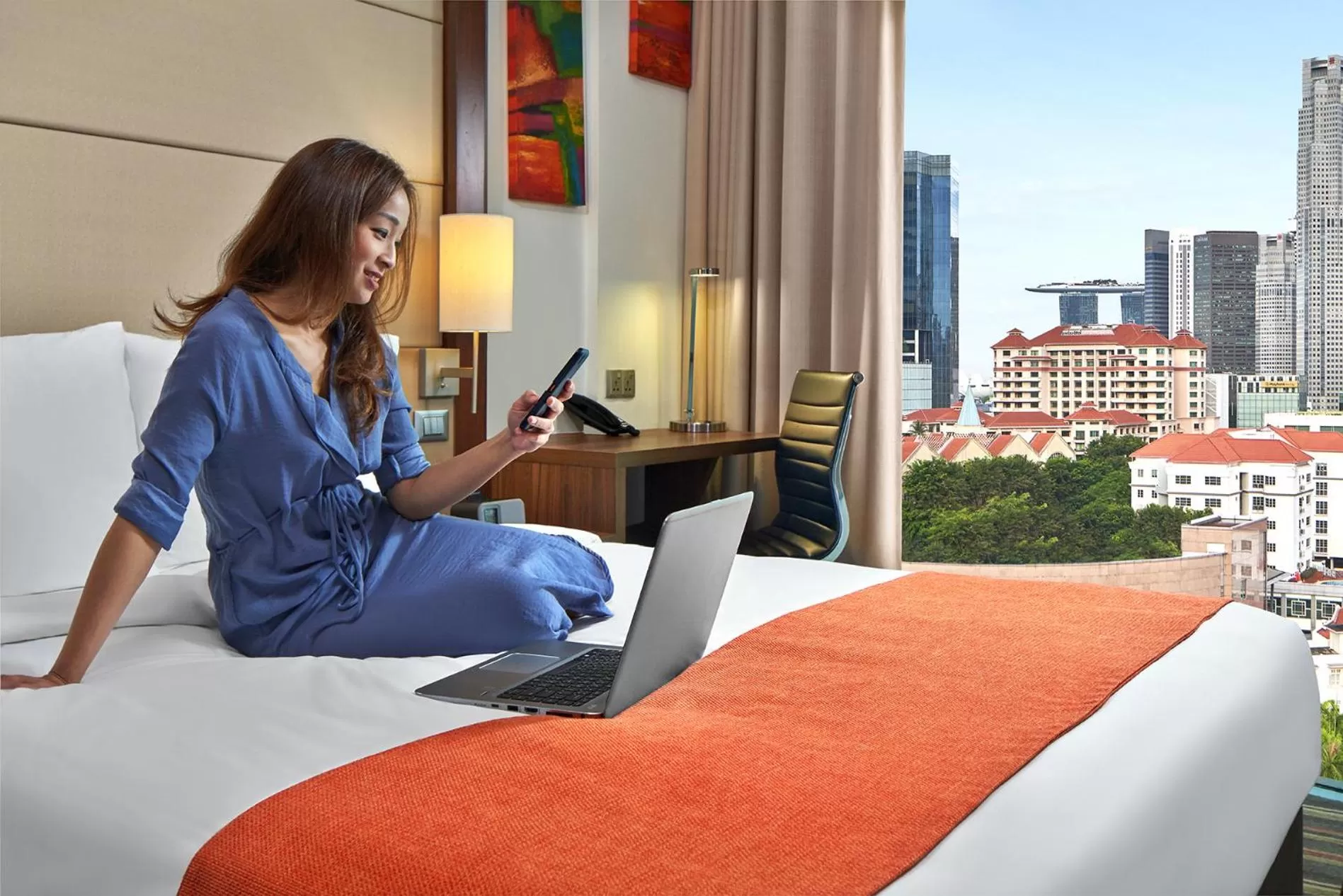 Bed in Holiday Inn Express Singapore Clarke Quay by IHG