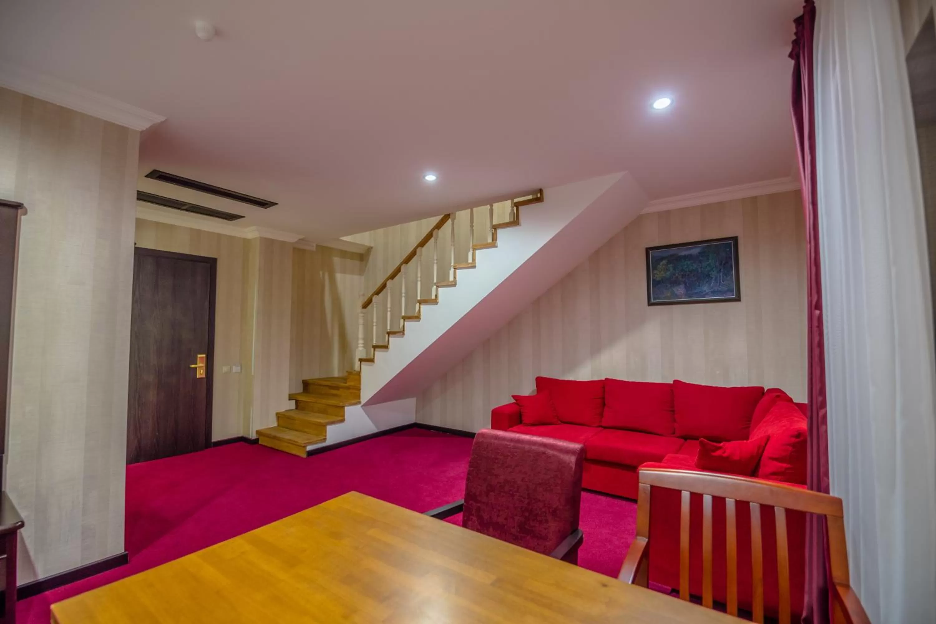 Bed in Kopala Tskneti Hotel