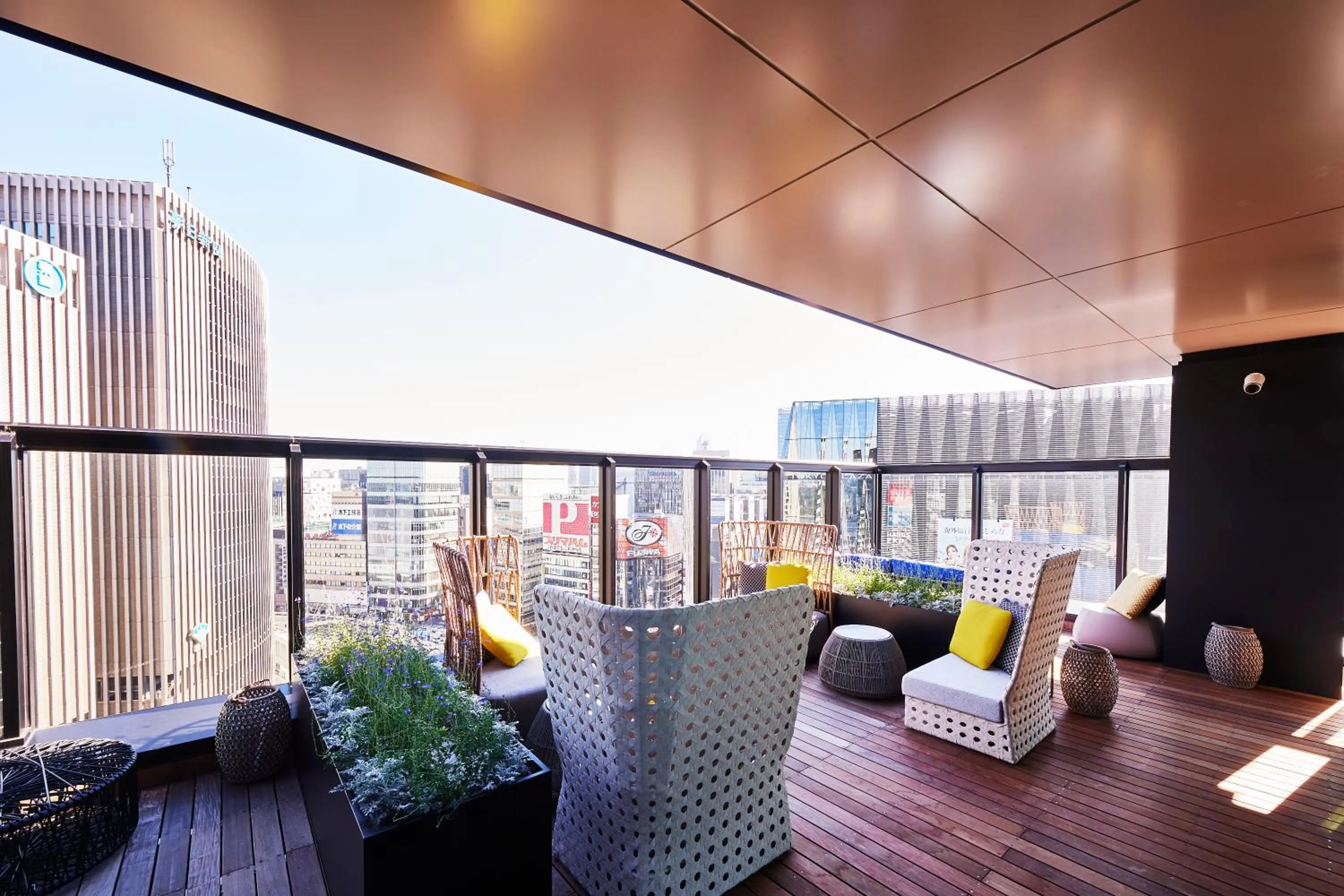 Balcony/Terrace in The Gate Hotel Tokyo by Hulic