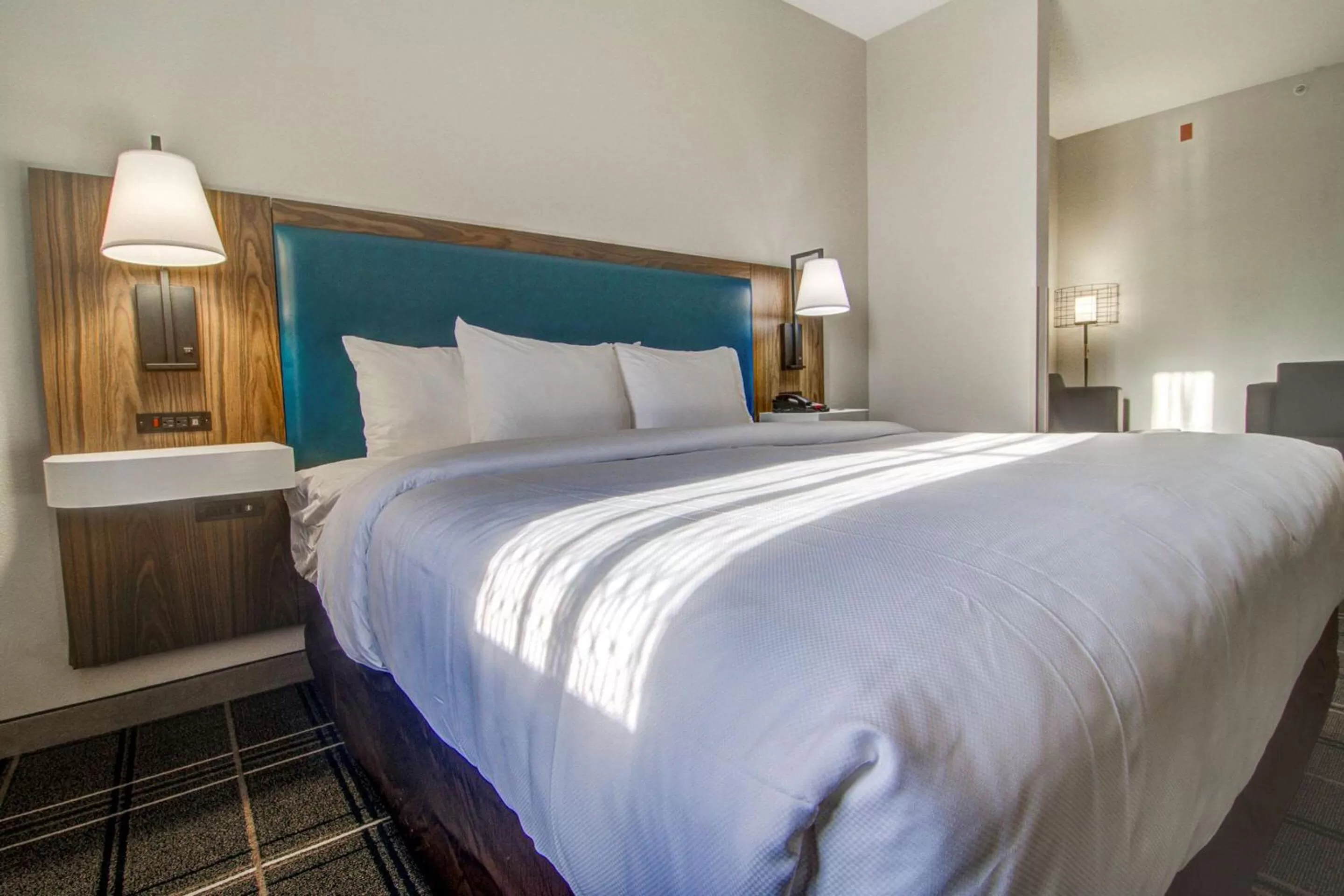 Bedroom, Bed in Comfort Suites Newport News Airport