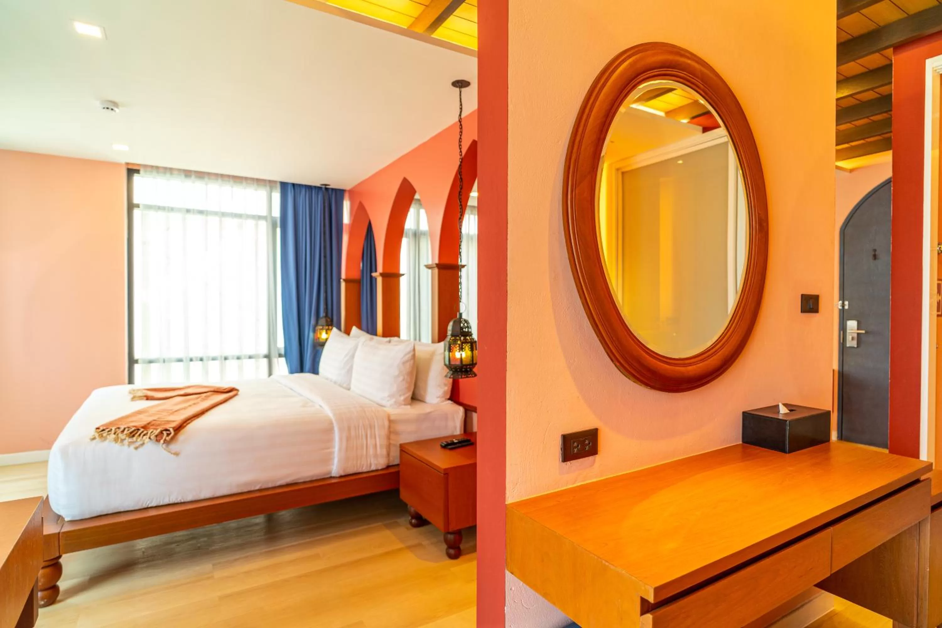 Photo of the whole room, Bed in Amber Boutique Silom