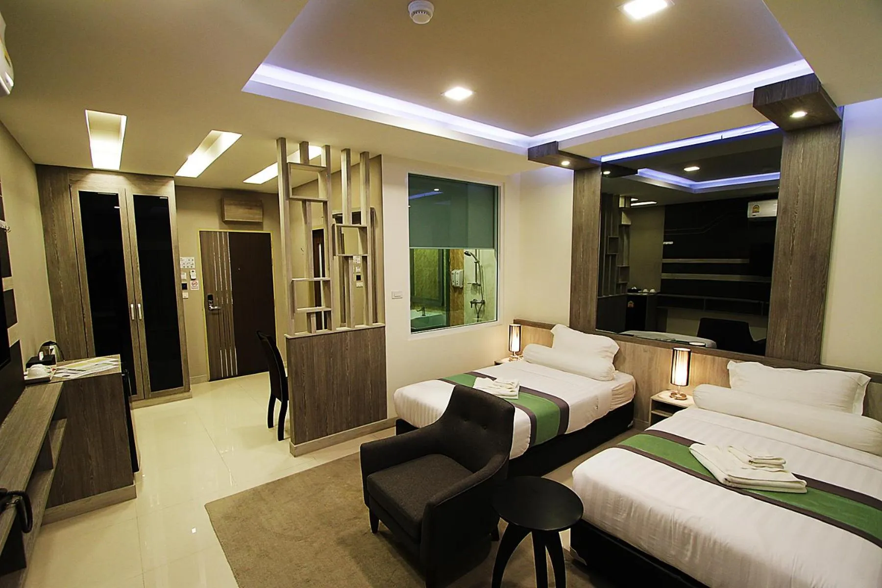 Bed in The Contrast i Hotel