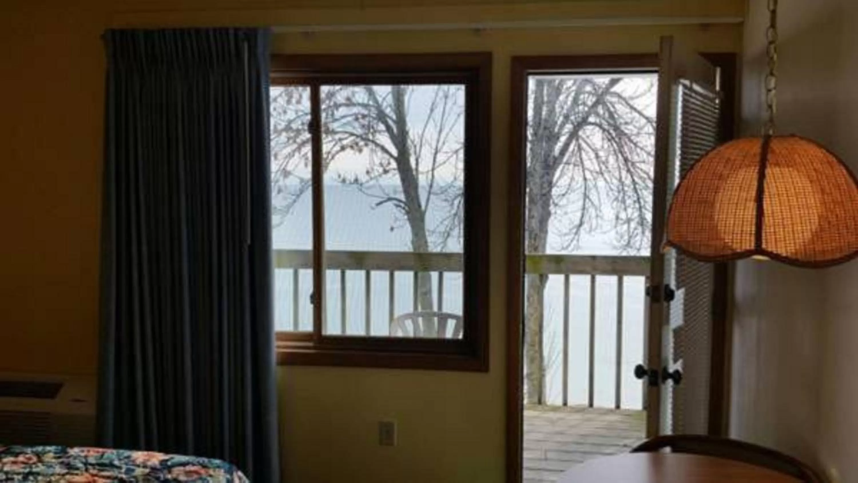 Patio in Algoma Beach Motel