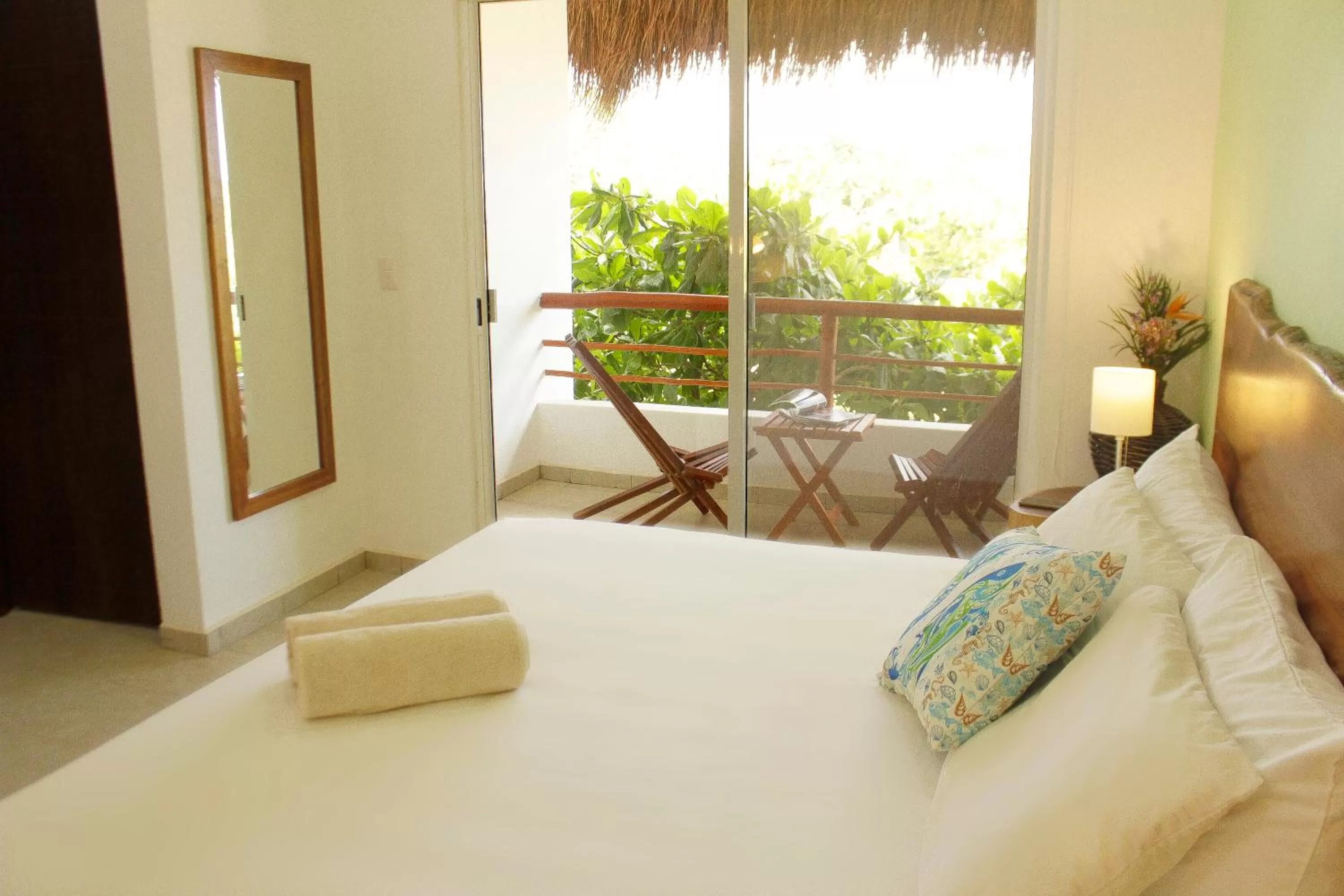 Photo of the whole room, Bed in La Palmita Budget Boutique Hotel