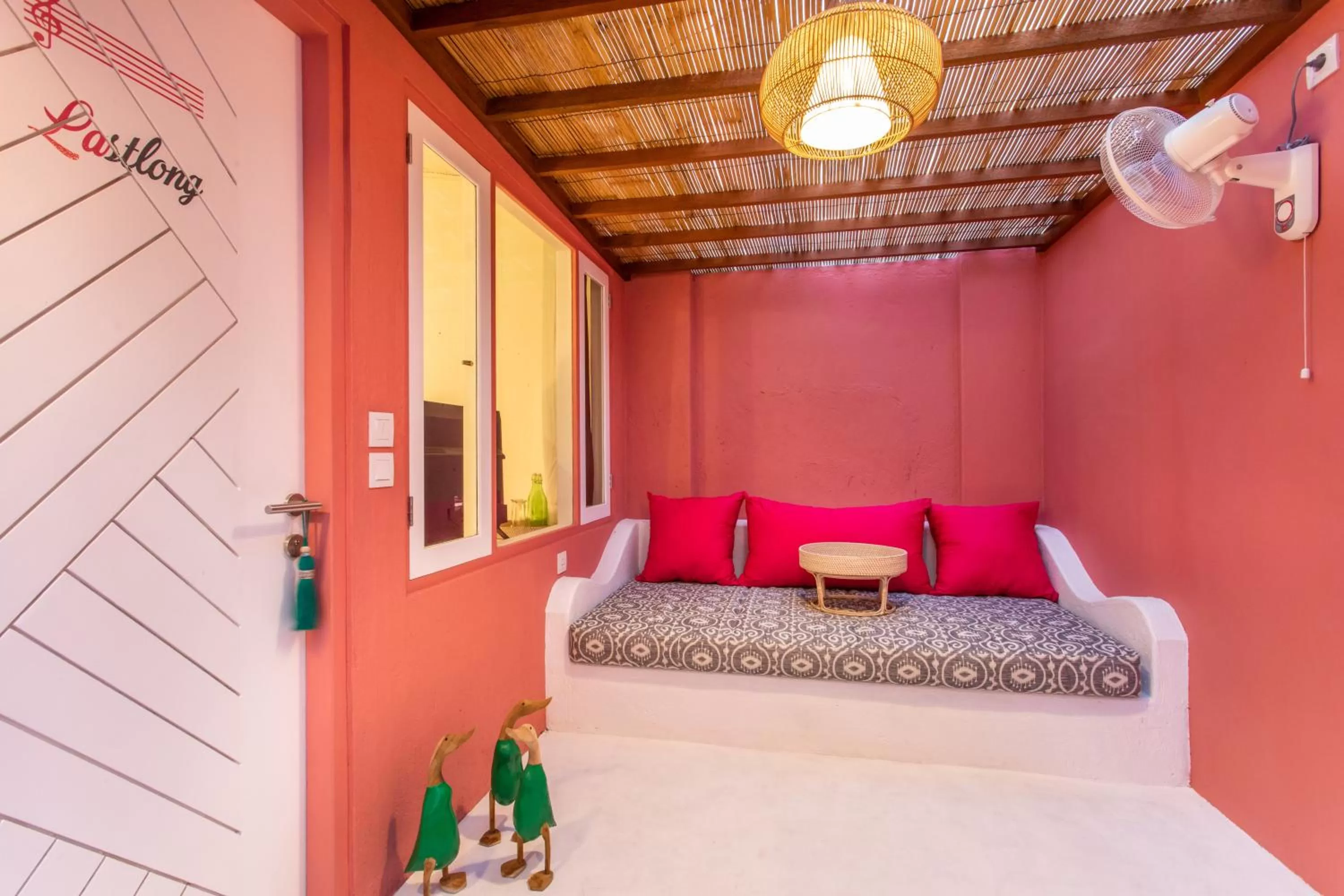 Balcony/Terrace, Bed in PinkPrivate Sanur - for Cool Adults Only