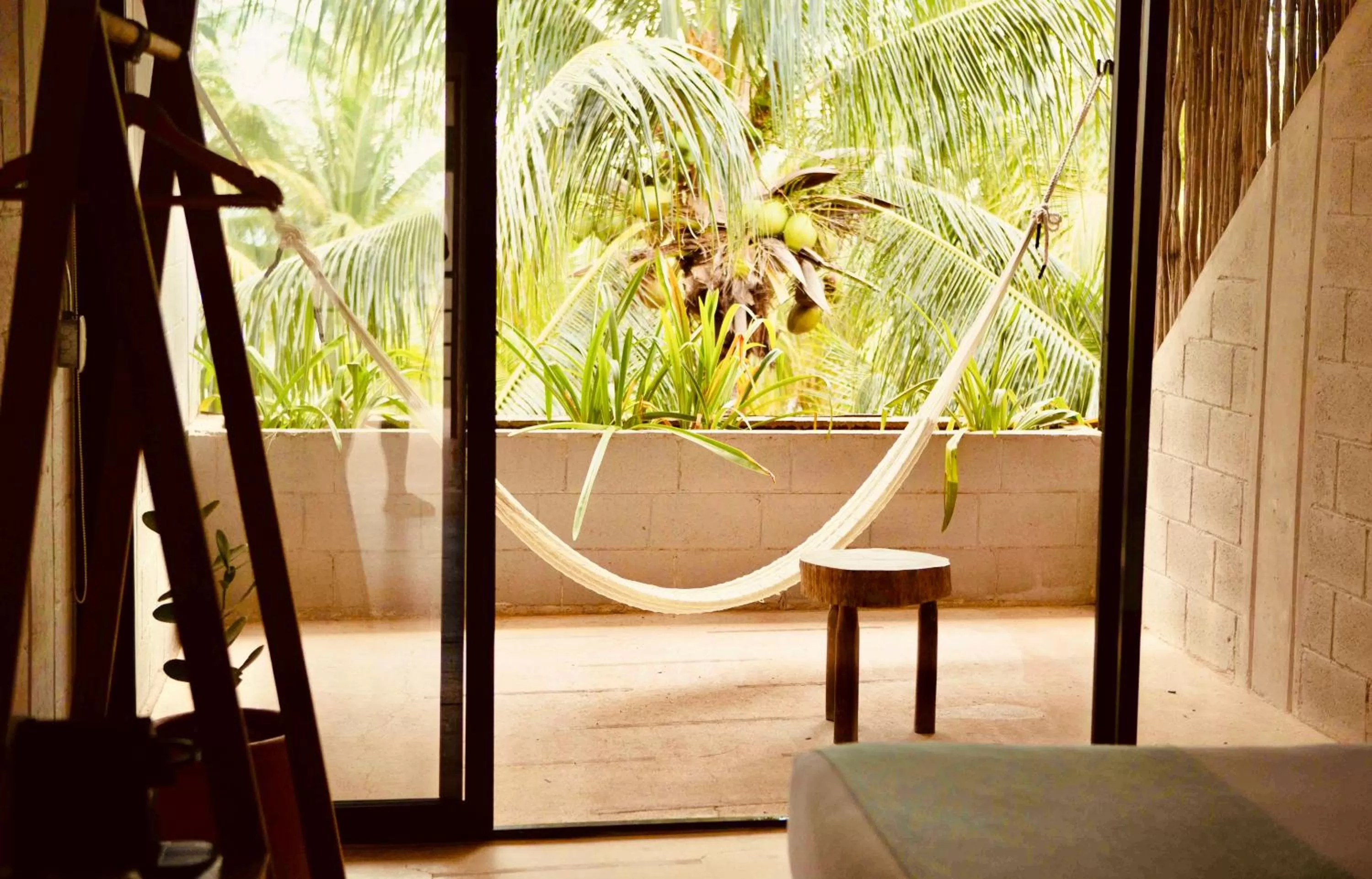 Balcony/Terrace in Nomads Hotel, Hostel & Beachclub