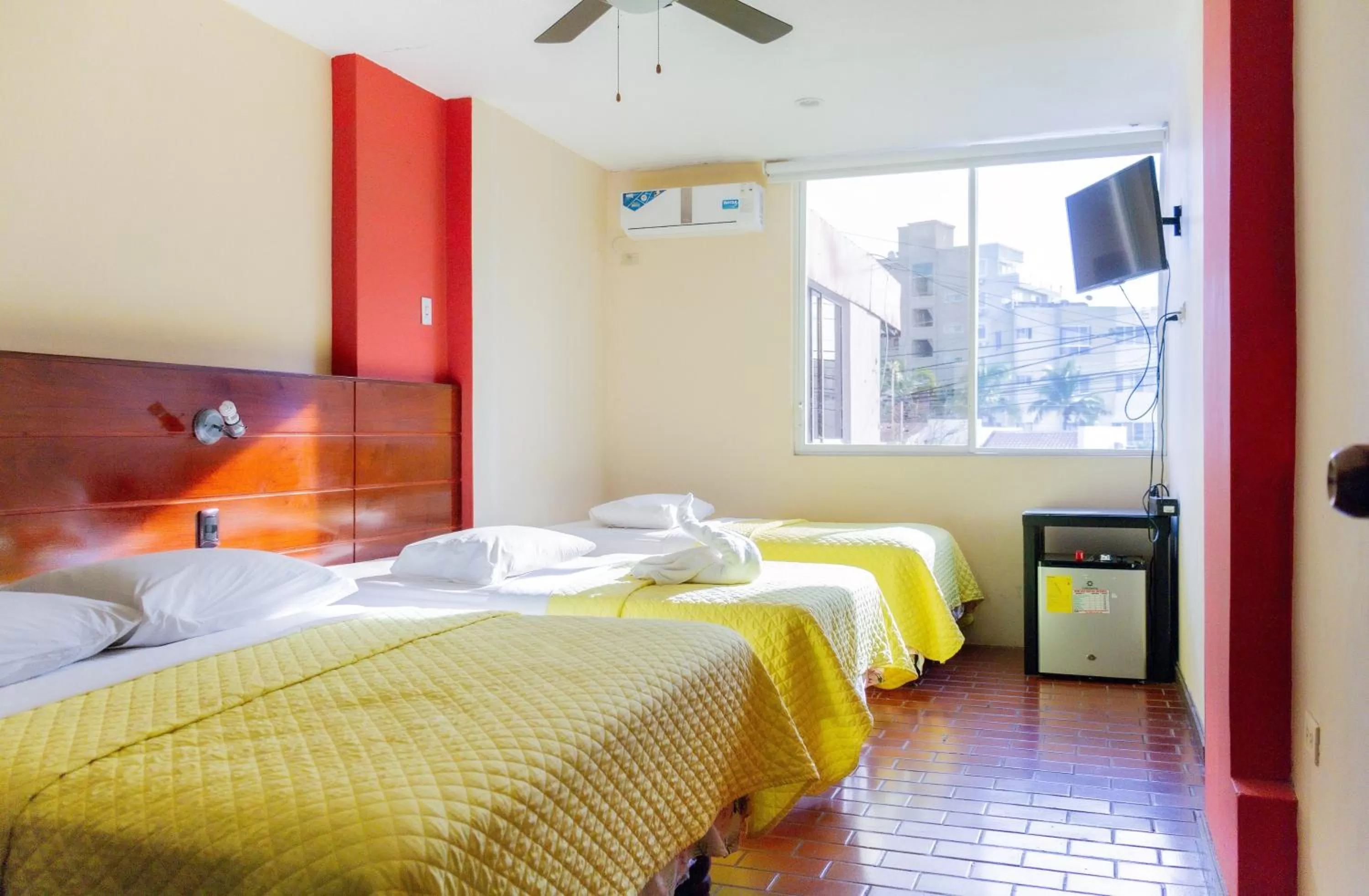 Bed in Hostal Antares