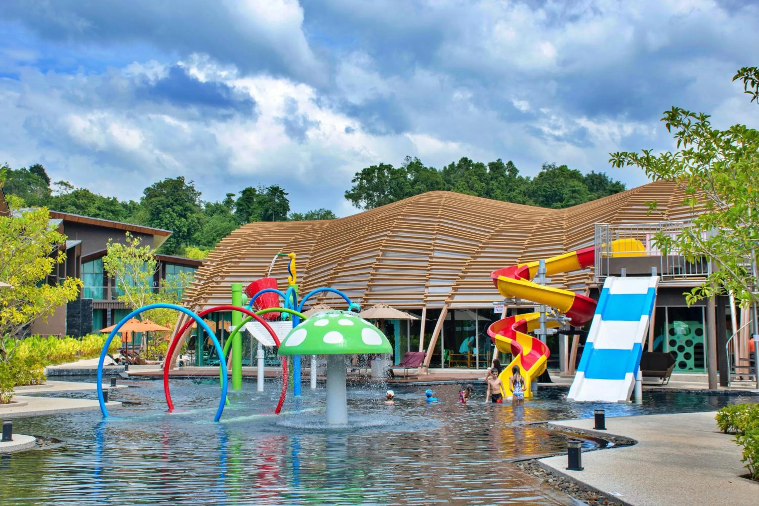 Aqua park in Kalima Resort and Villas Khao Lak
