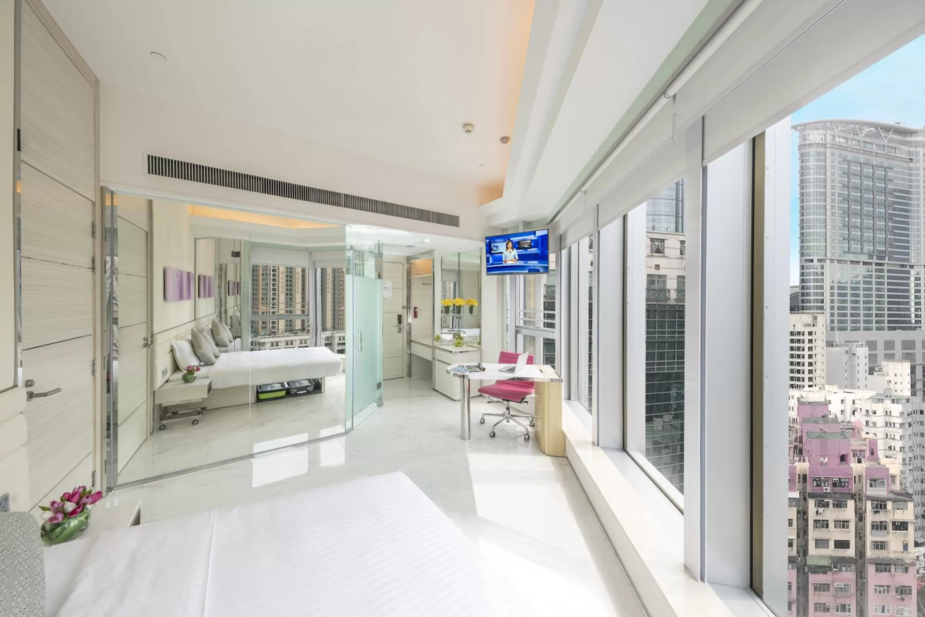 Bed in iclub Mong Kok Hotel