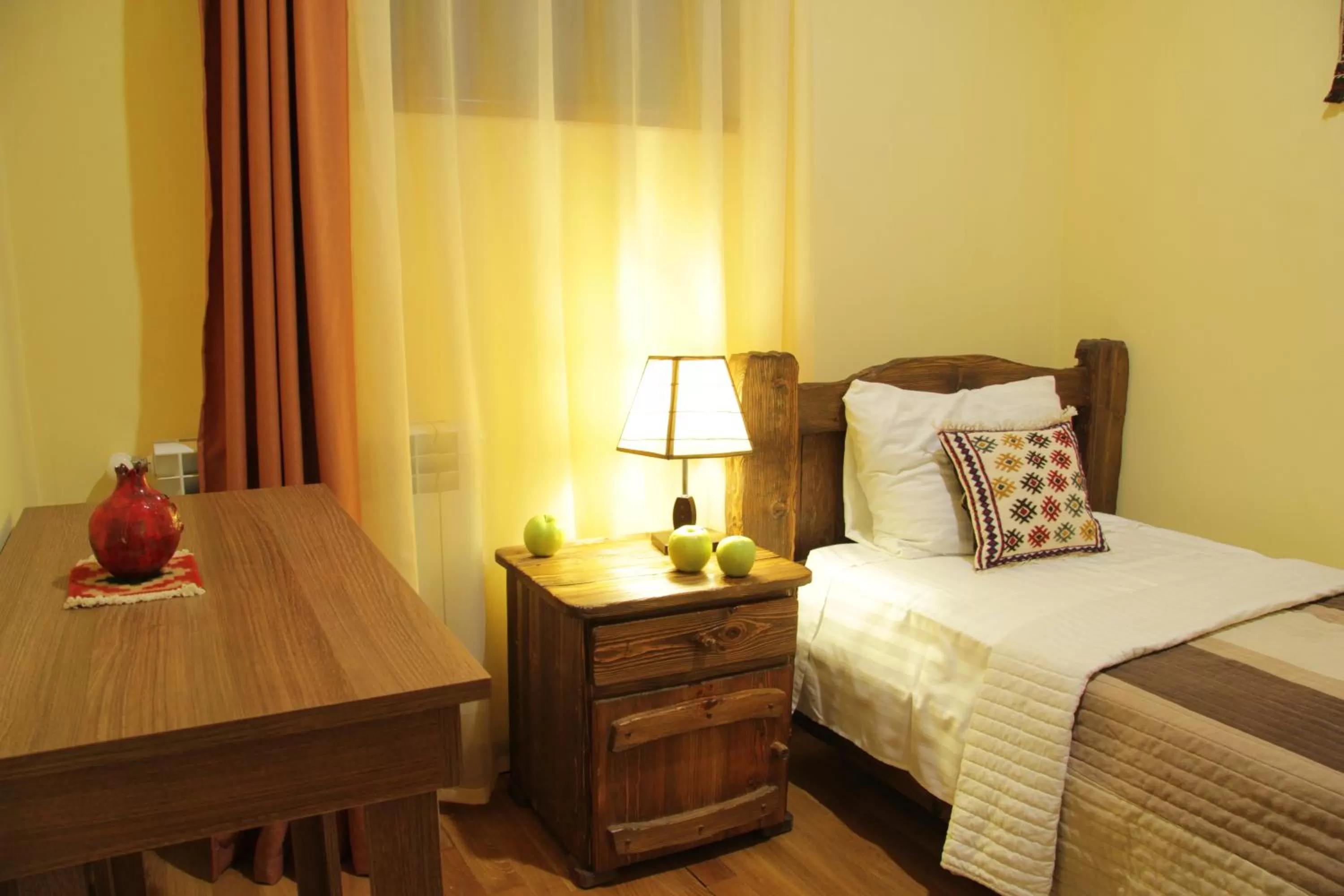 Bed in Silk Road Hotel