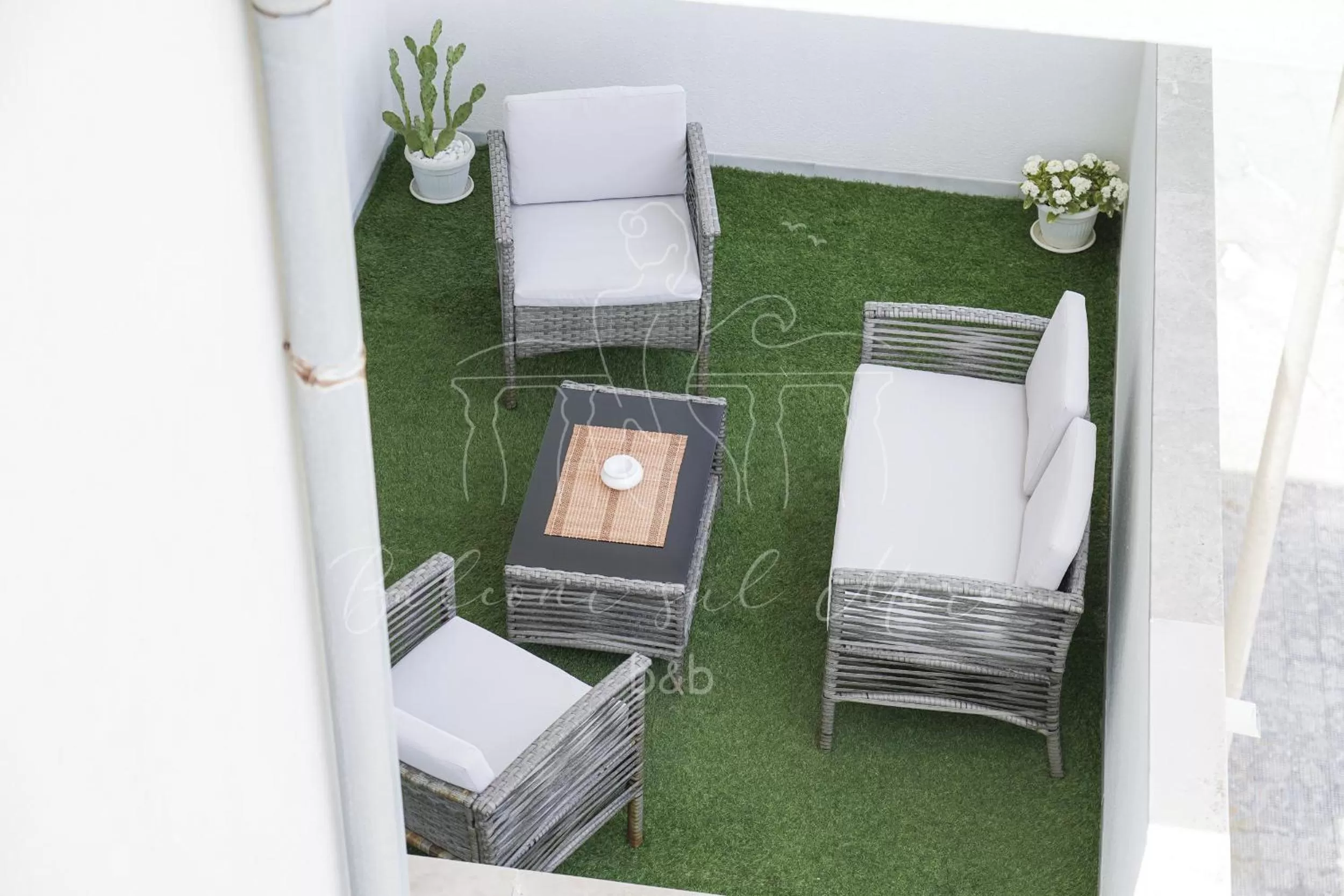 Living room, Bed in Balconi sul mare