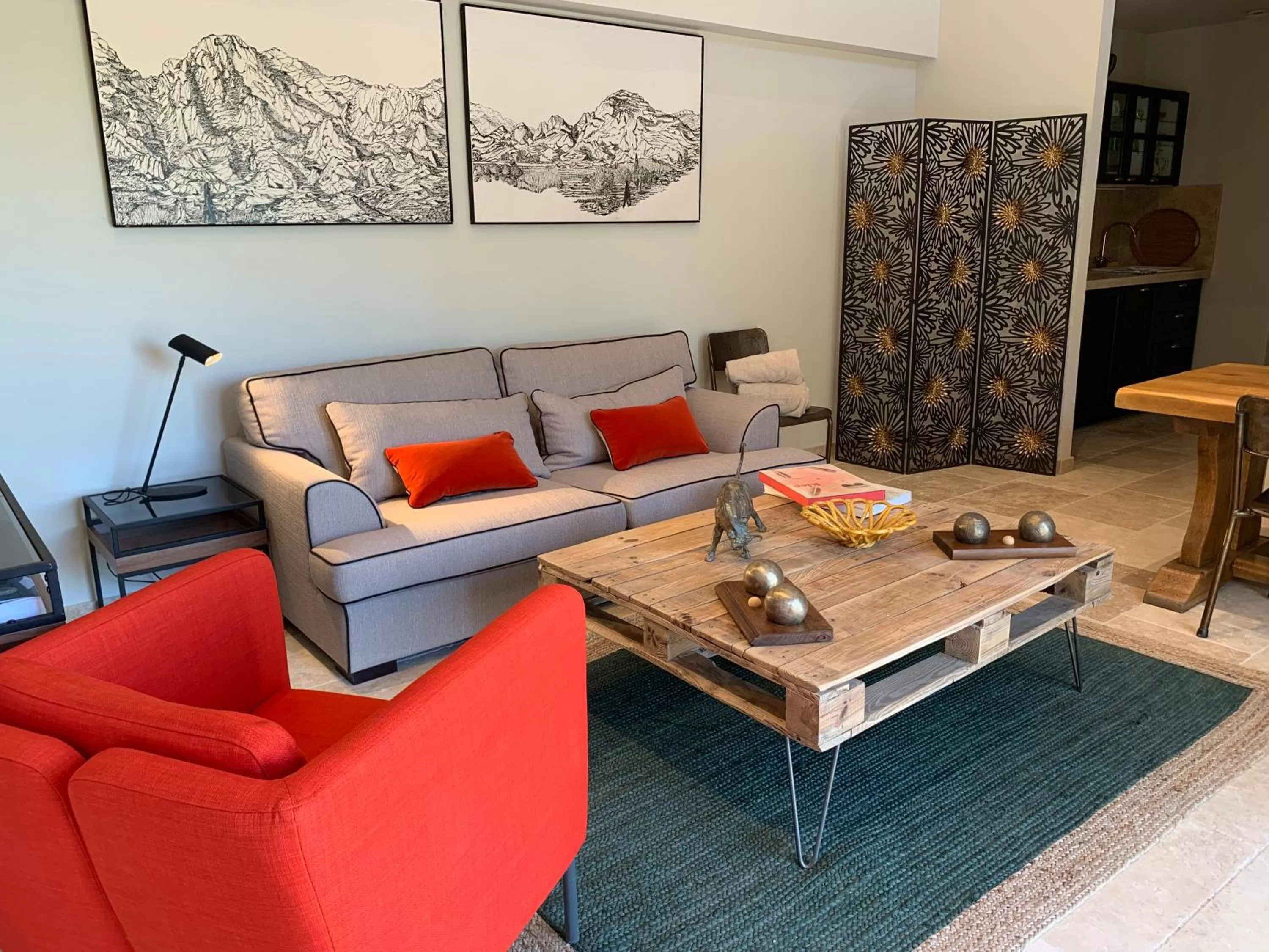 Living room in Mas Notre Dame