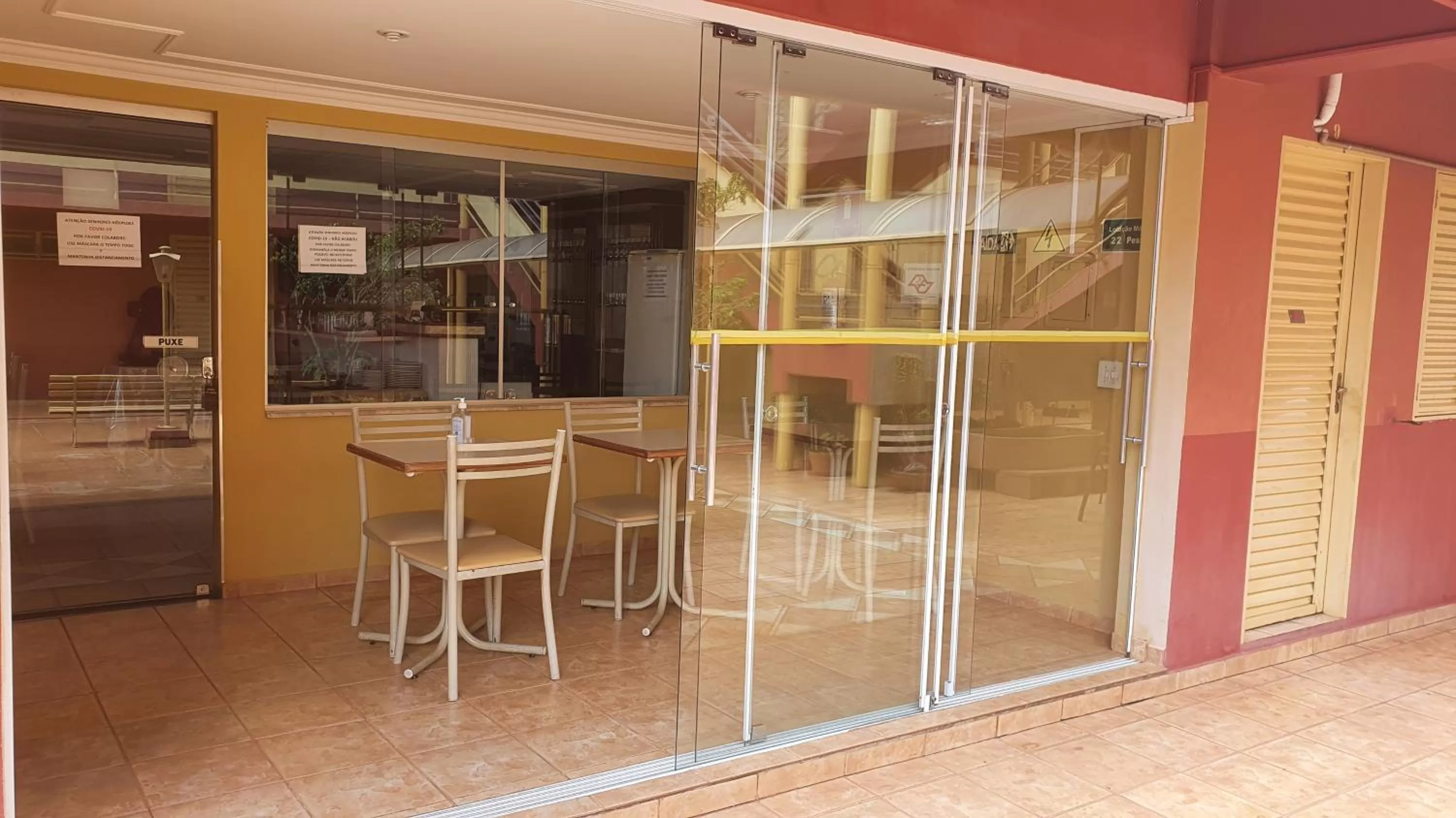 Facade/entrance in Hotel Sta Mônica Marília