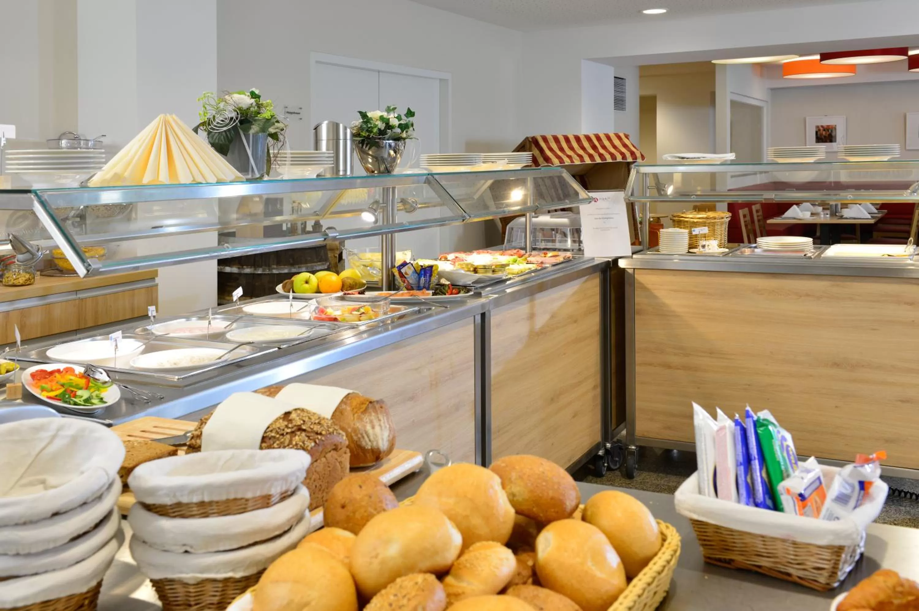 Buffet breakfast in Aribo Hotel