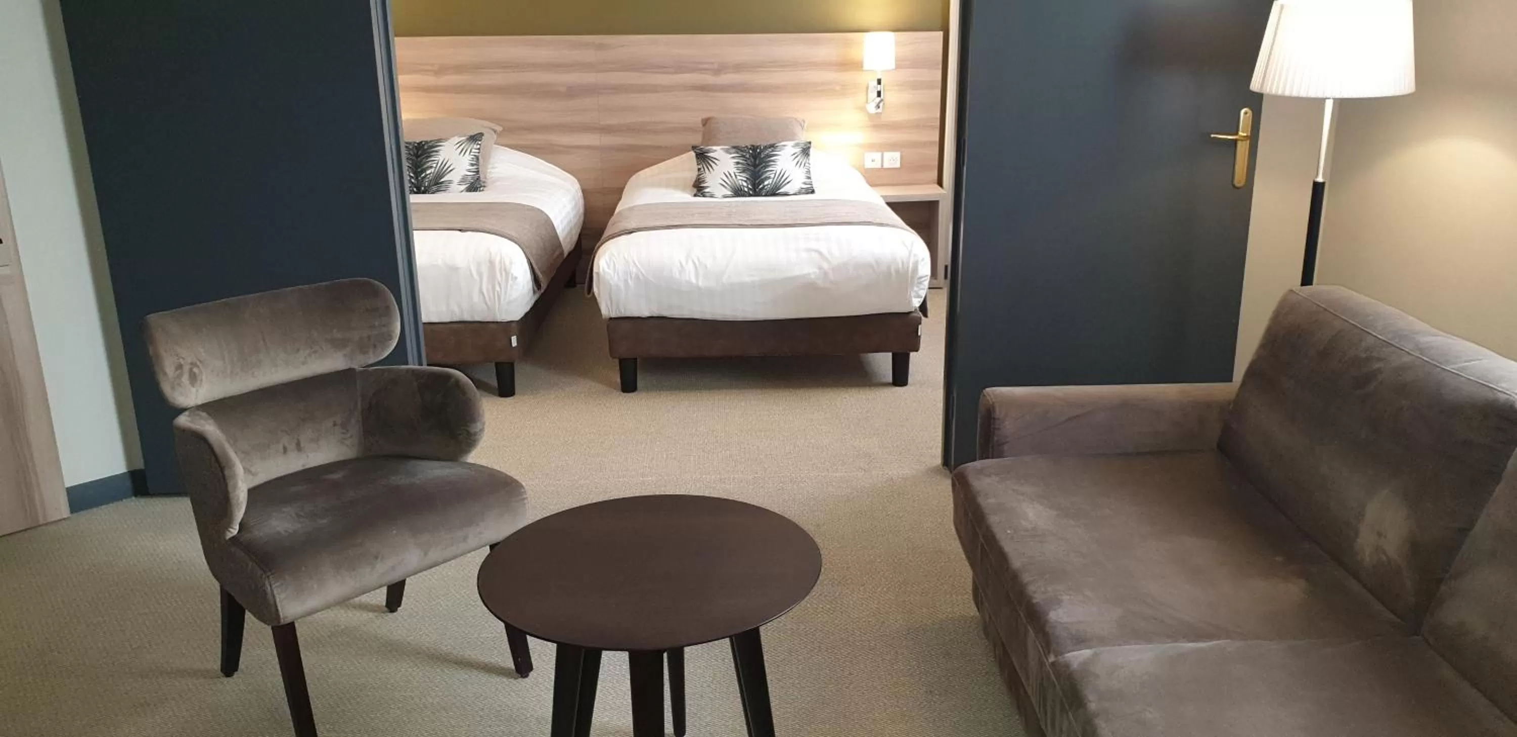 Bed in Best Western Crequi Lyon Part Dieu