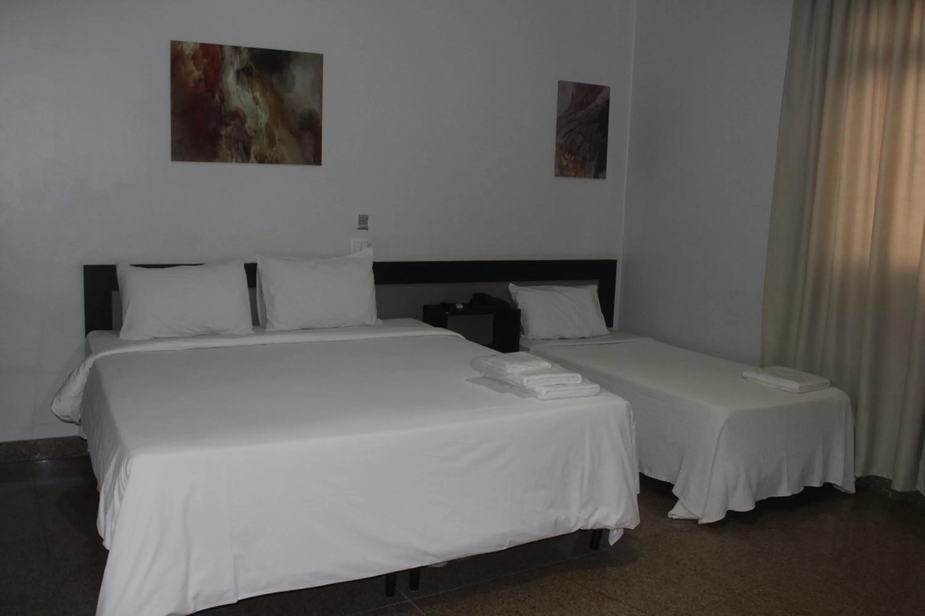 Bed in Hotel Oscar Blue Montes Claros