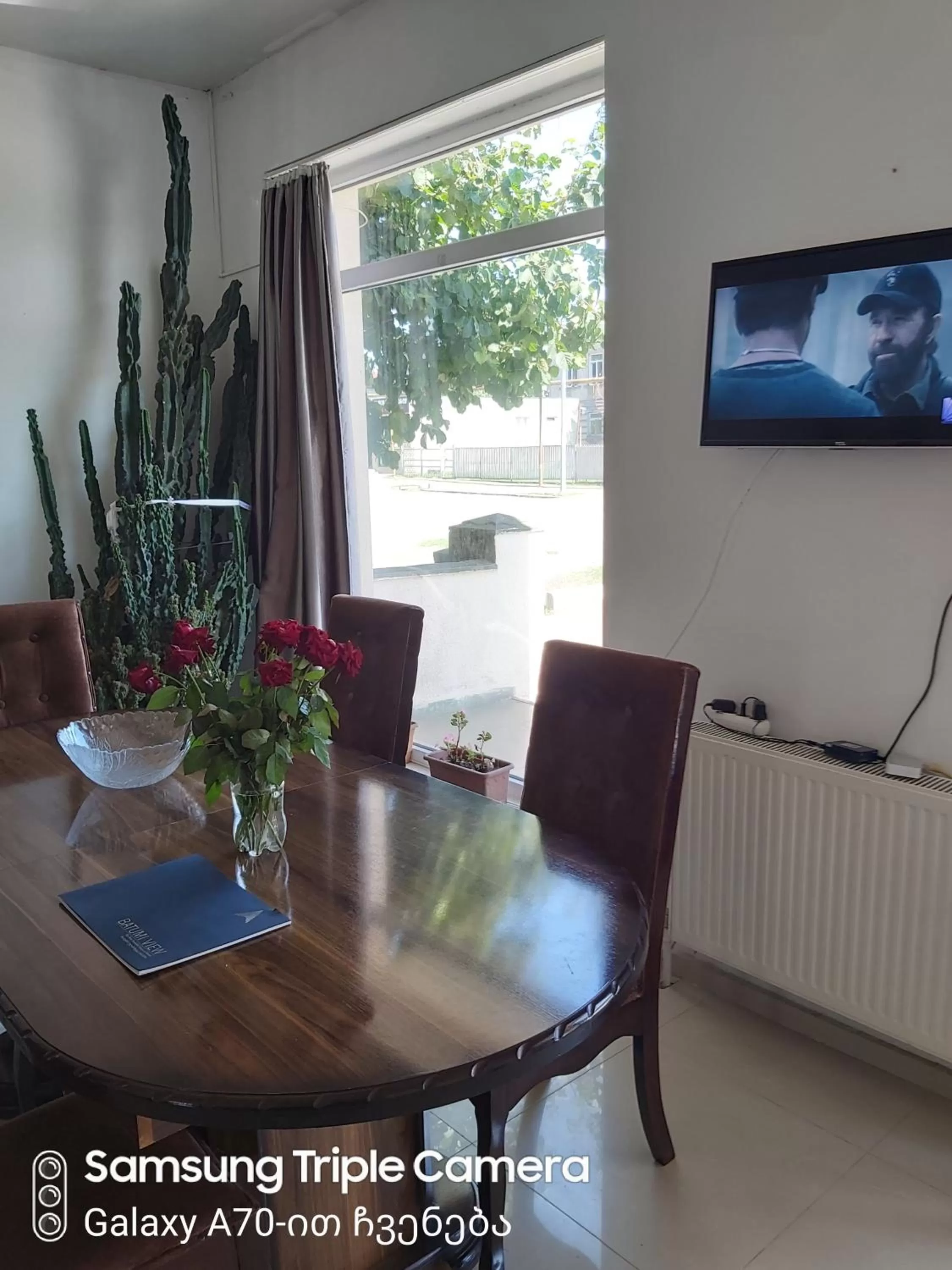 Communal lounge/ TV room, Dining Area in Martvili Newhotel