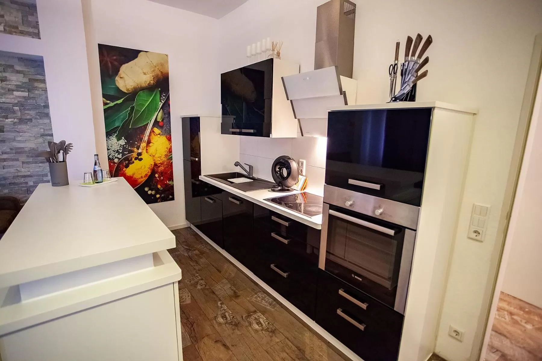Kitchen or kitchenette in Hotel Ochsen