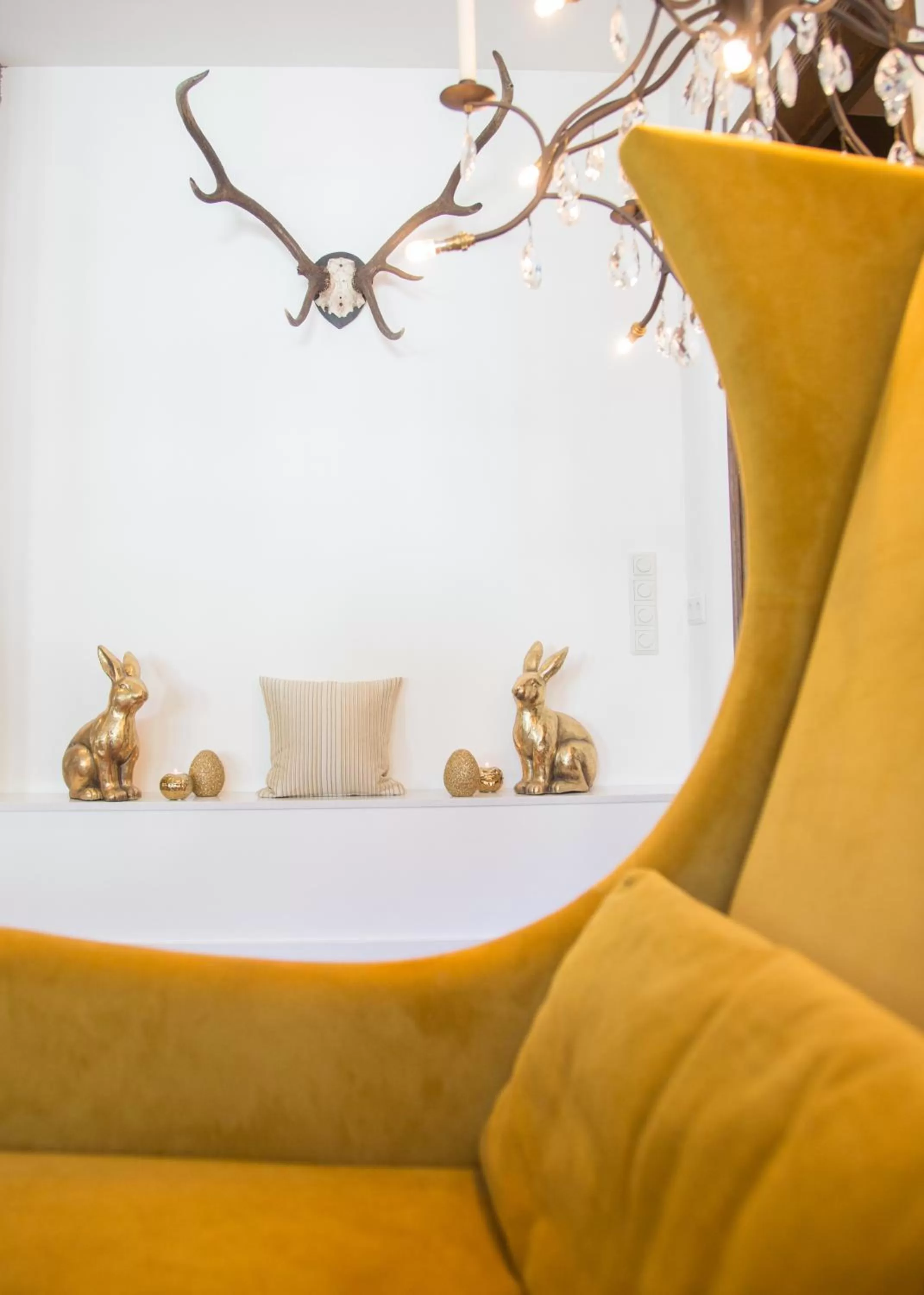 Lobby or reception in Boutique-Hotel Weigels Bergfreiheit