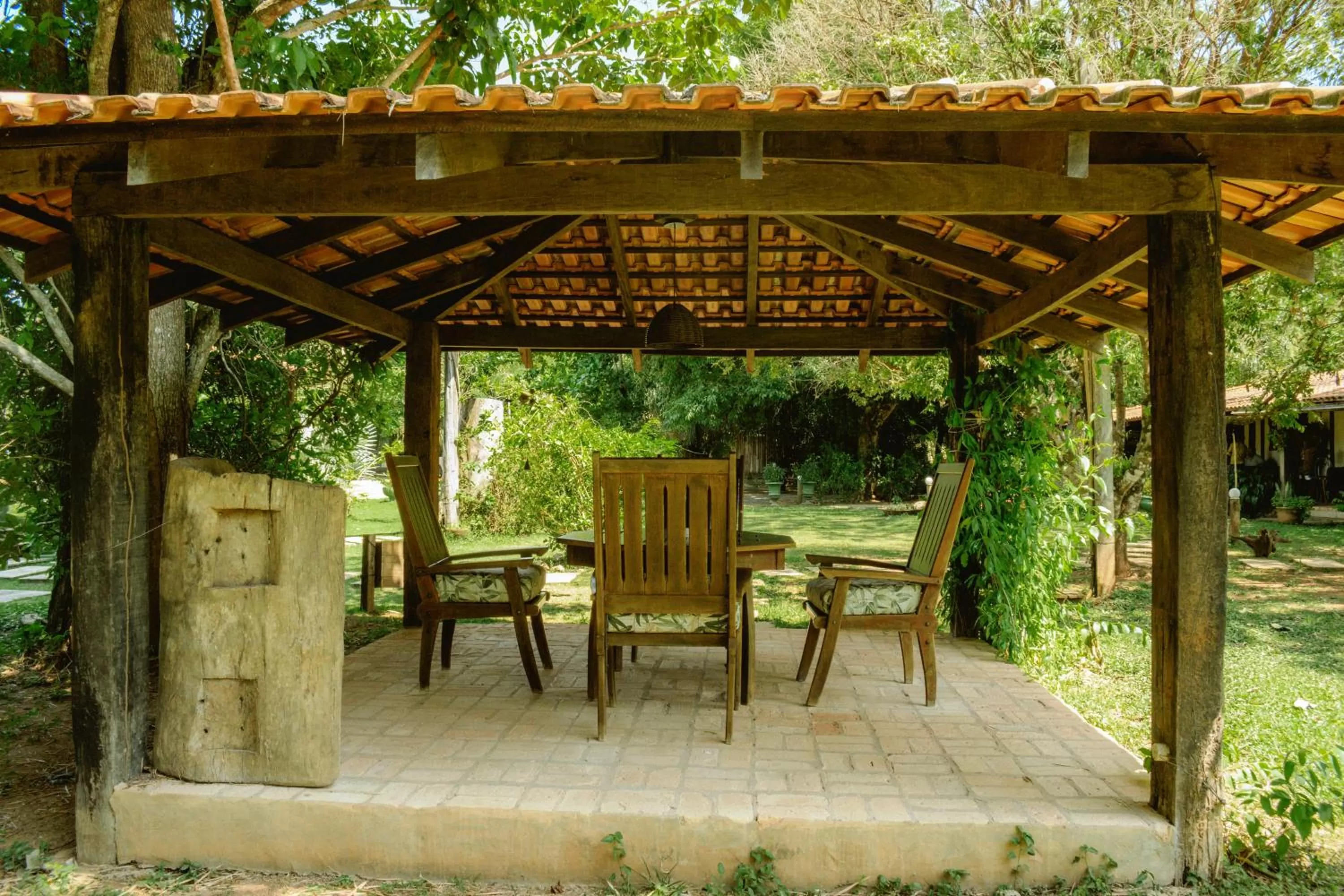 Patio in Hotel Santa Esmeralda