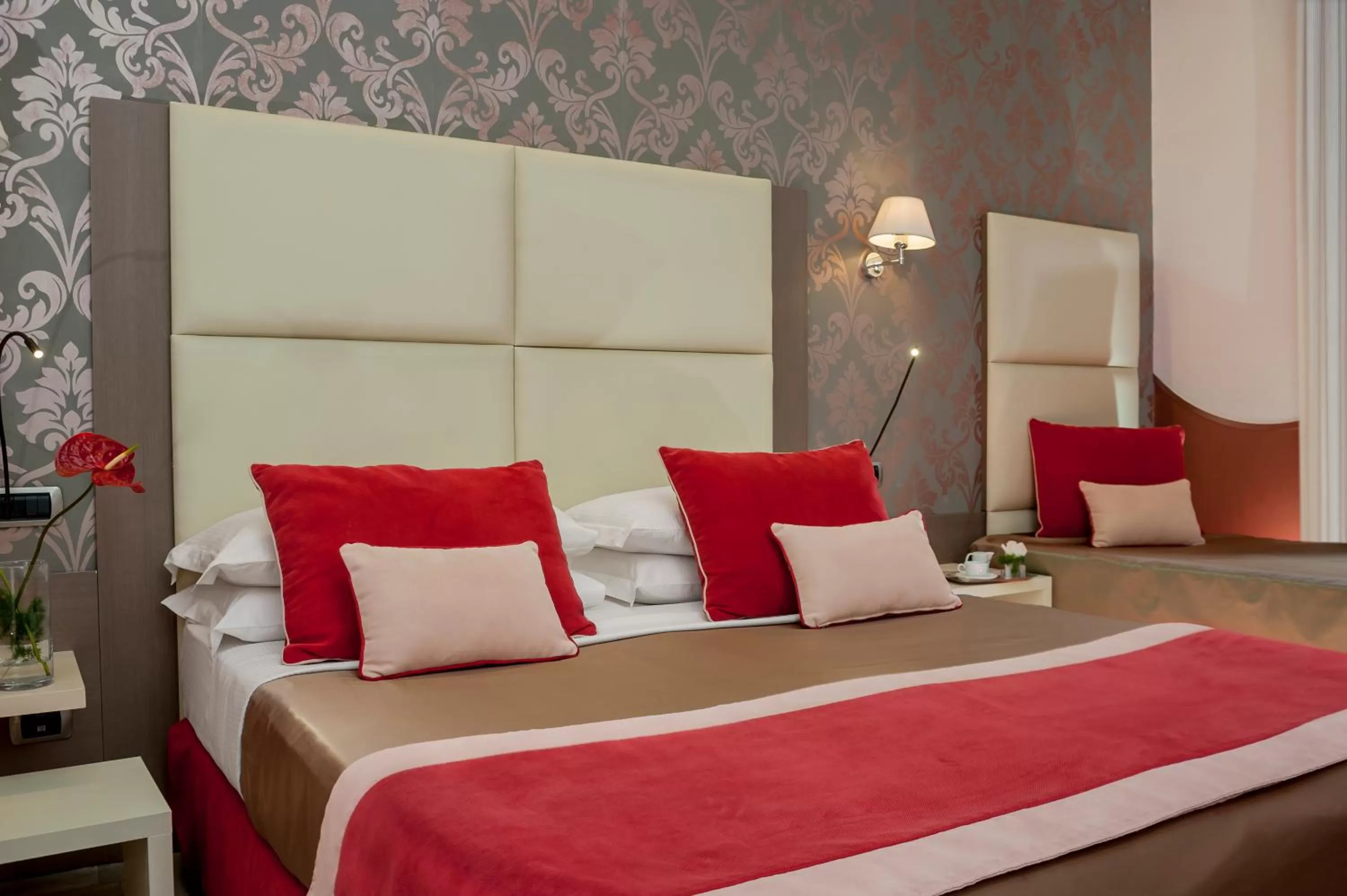 Bed in Demetra Hotel