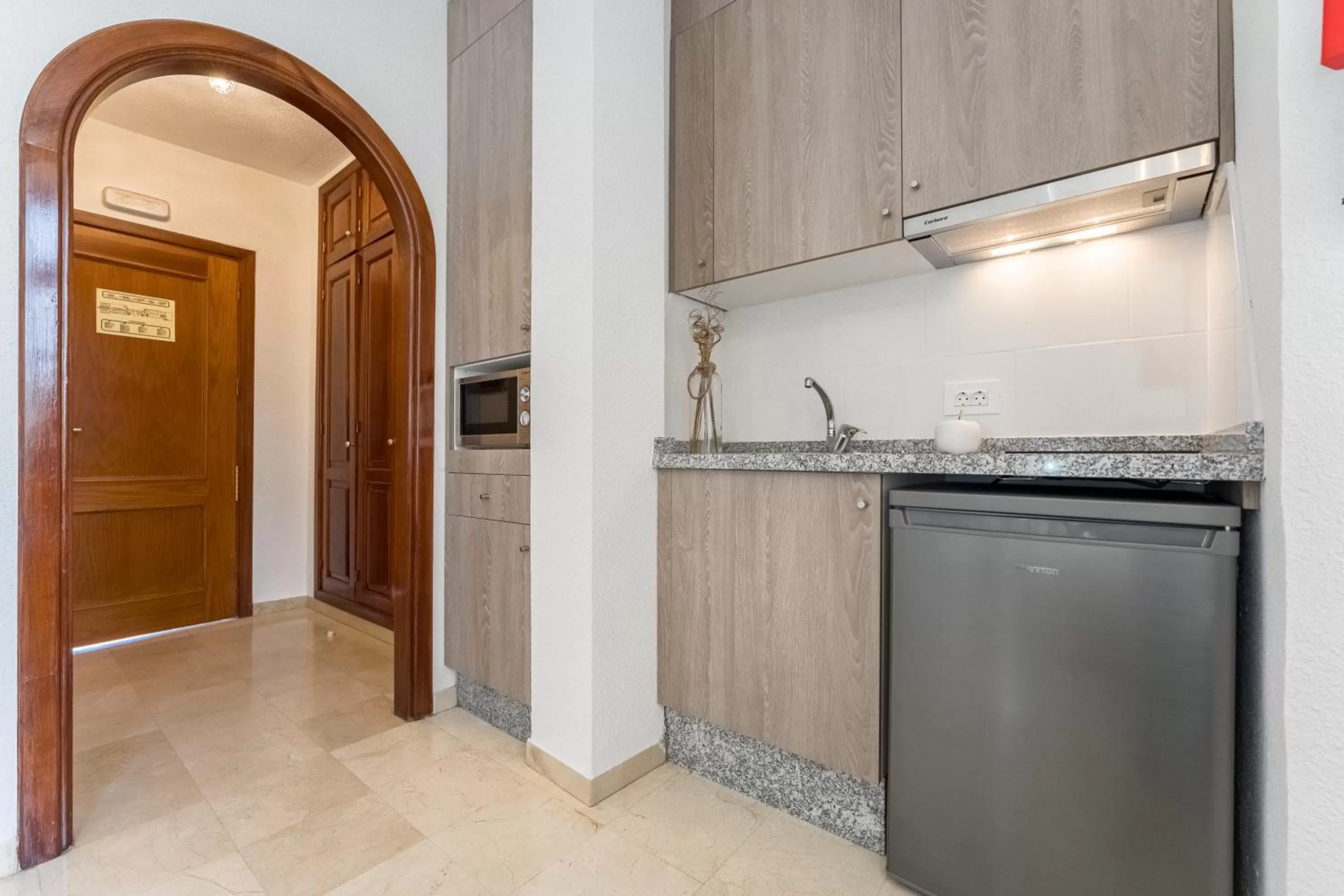 Kitchen or kitchenette in Klayman Olivina Aparthotel