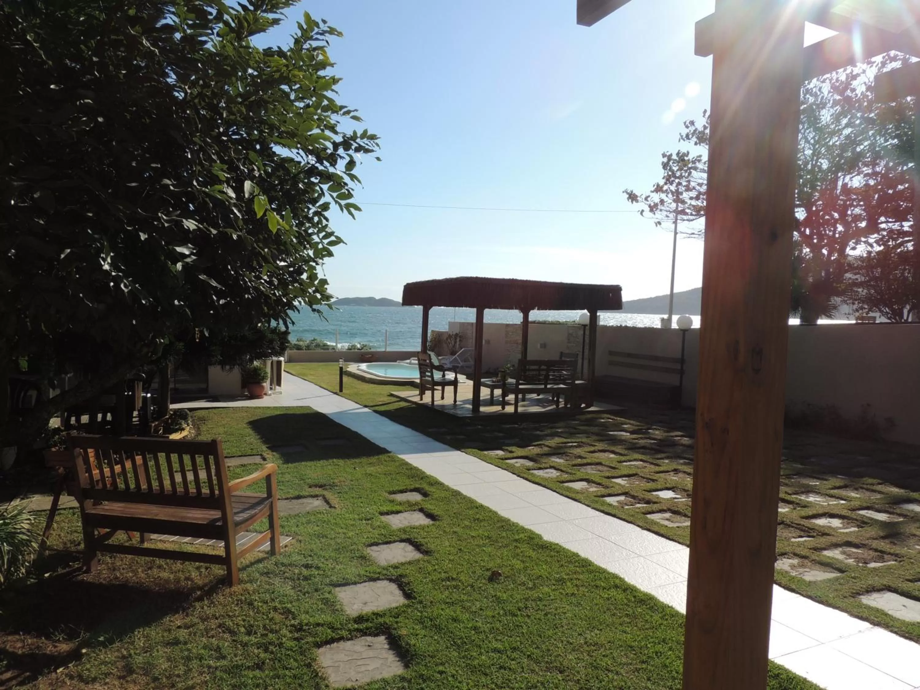 Patio, Patio/Outdoor Area in Pousada Ancoradouro's