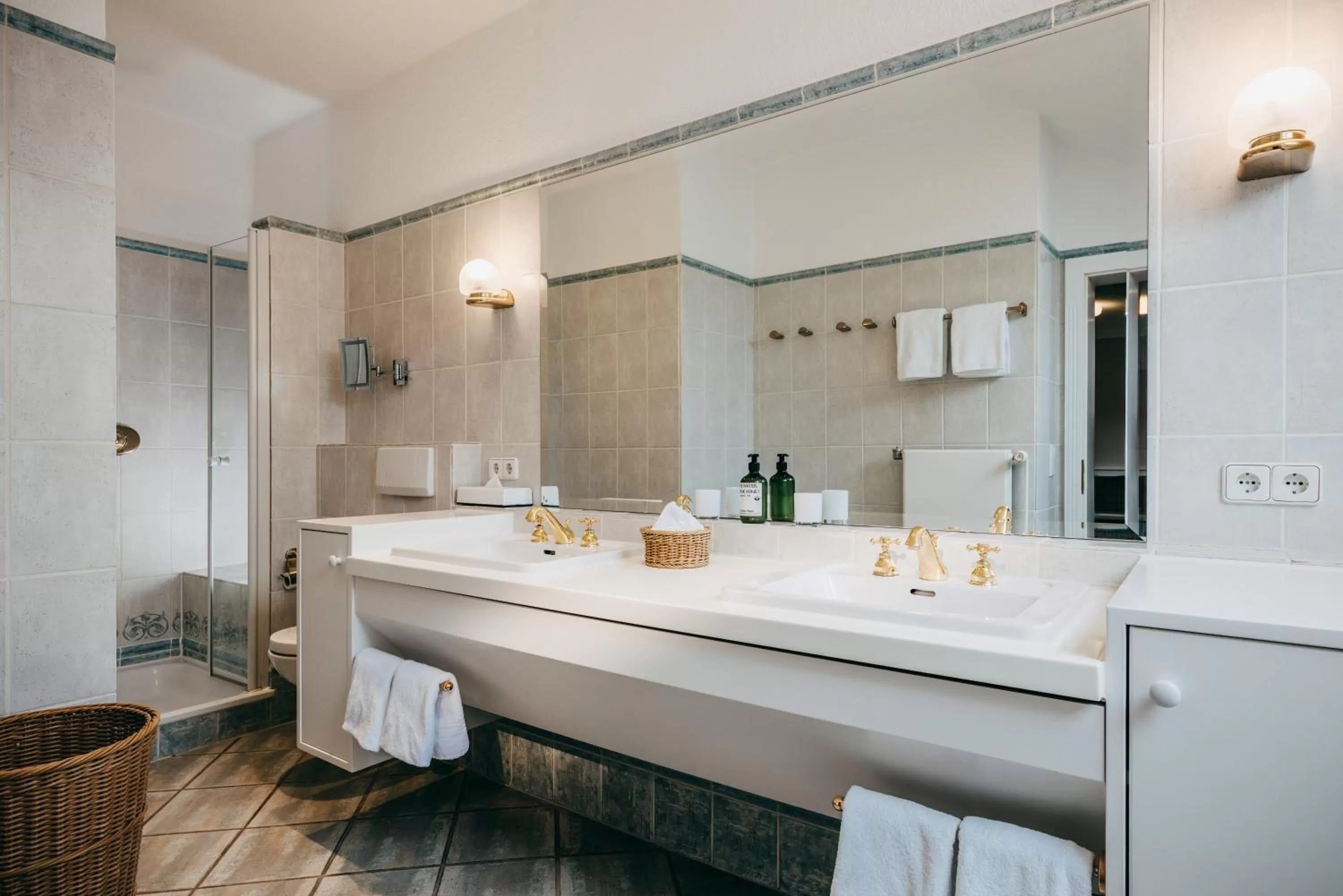 Bathroom in Romantik Hotel Jagdhaus Eiden am See