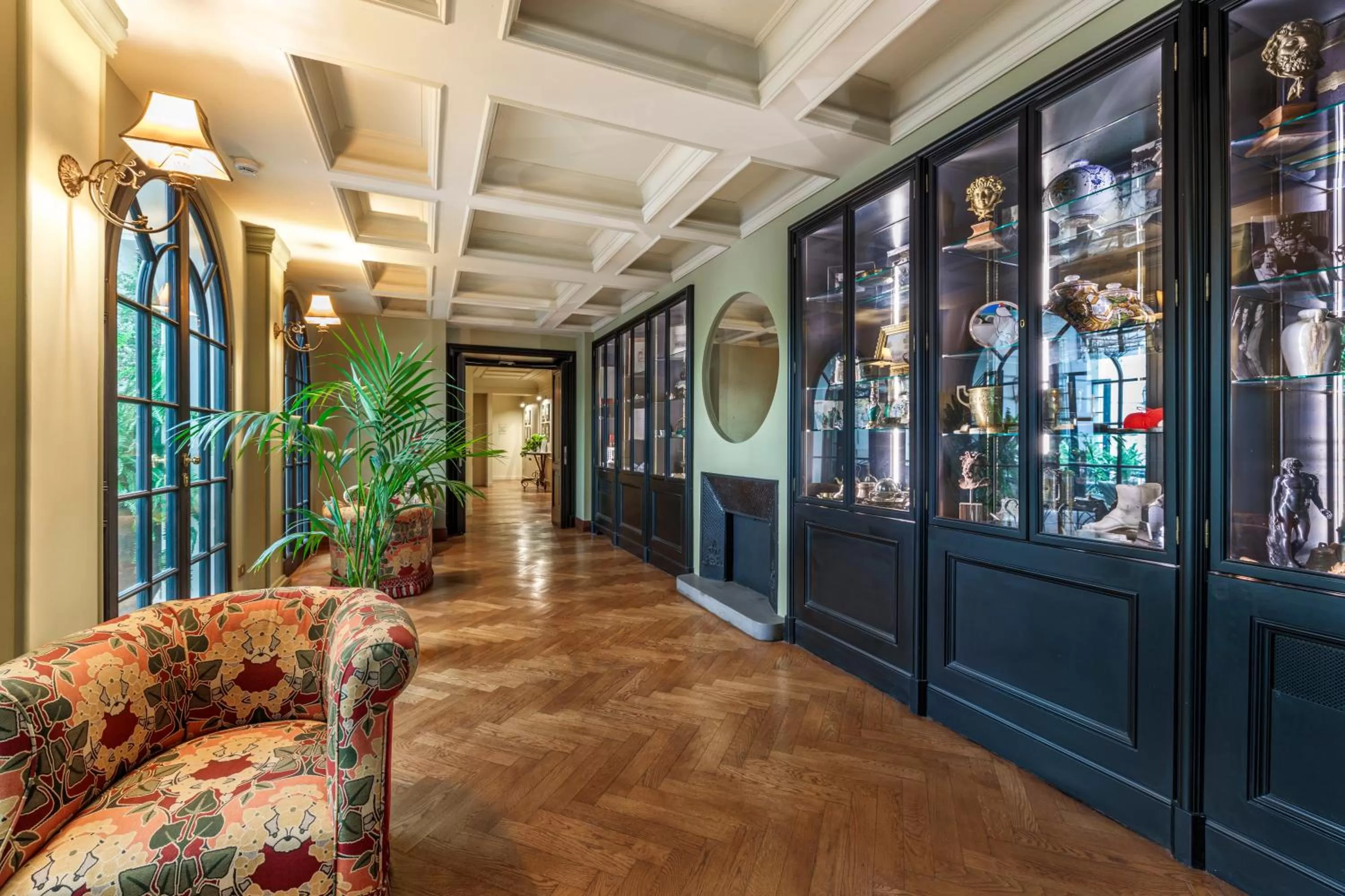 Lobby or reception in Hotel Locarno