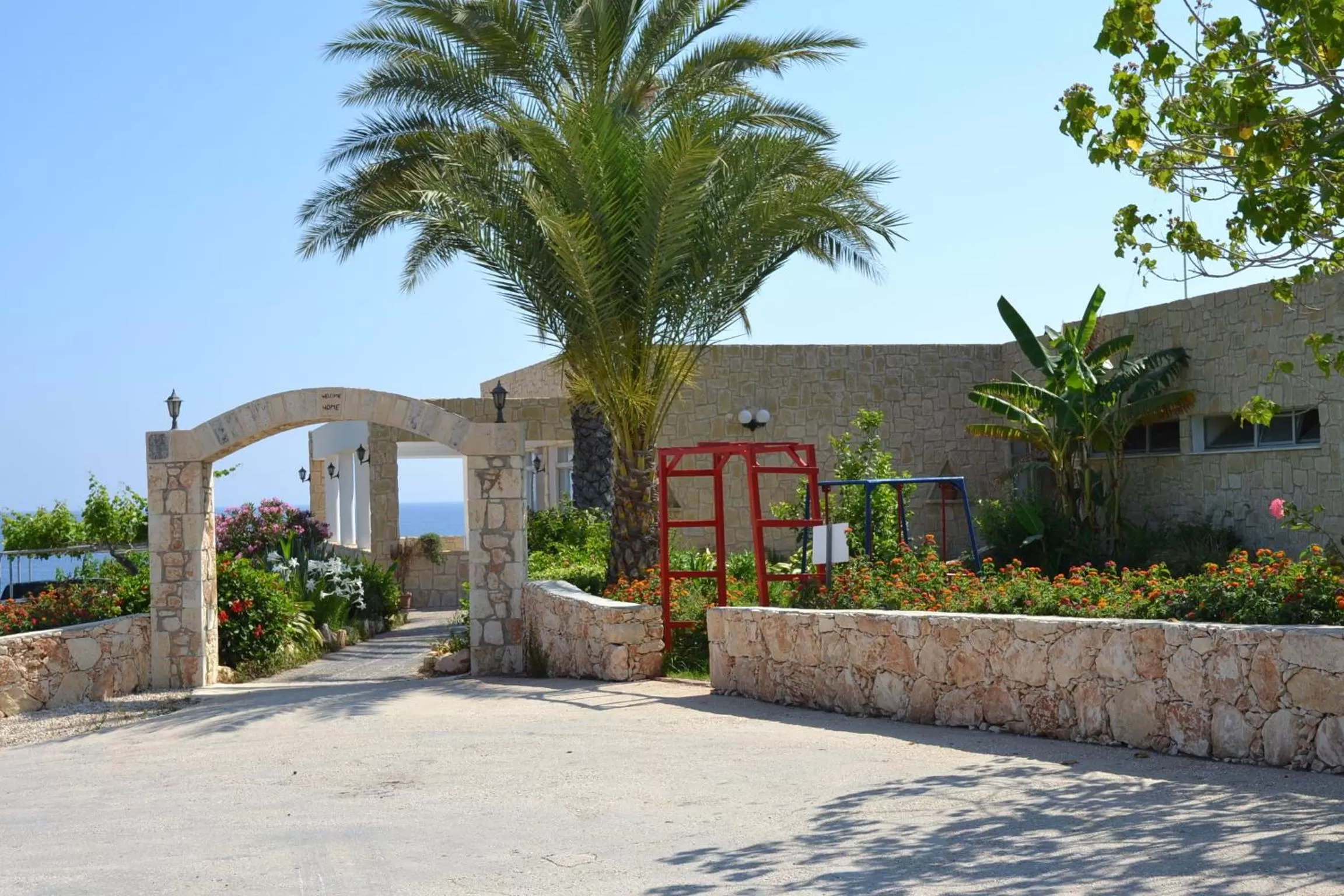 Decorative detail in Aphrodite Beach Hotel