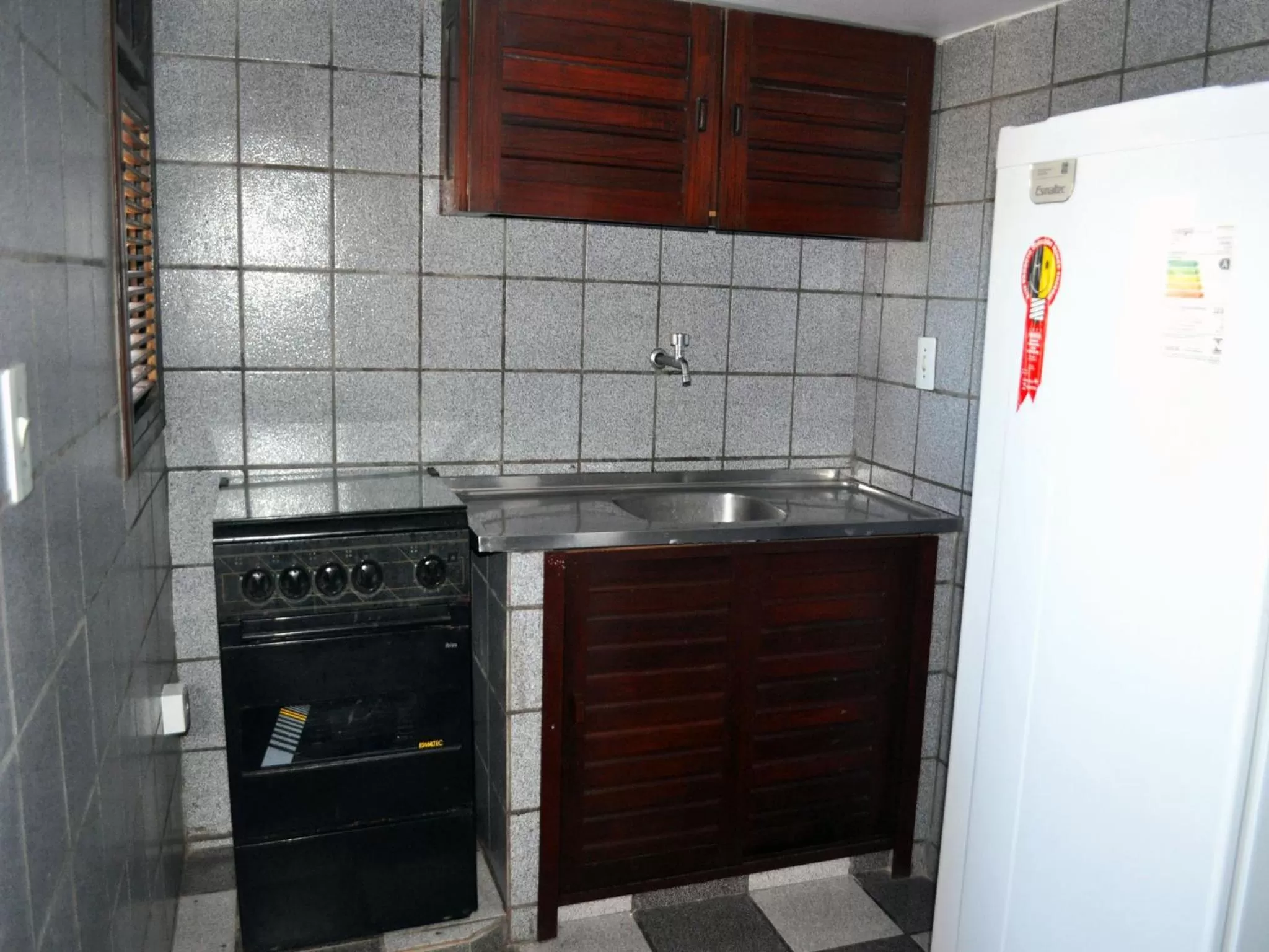 Kitchen or kitchenette in Hotel Enseada de Ponta Negra