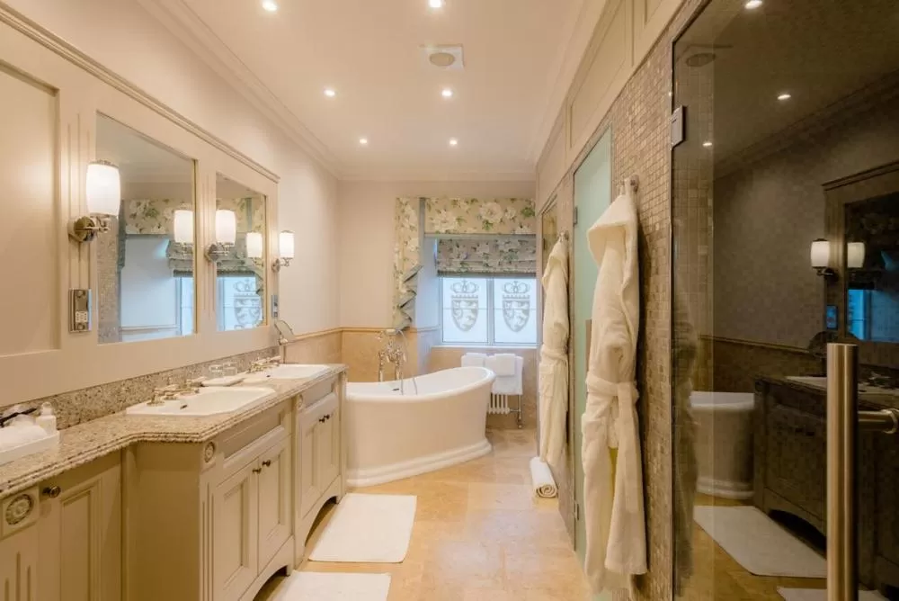 Sauna in Crossbasket Castle, Hotel & Restaurant