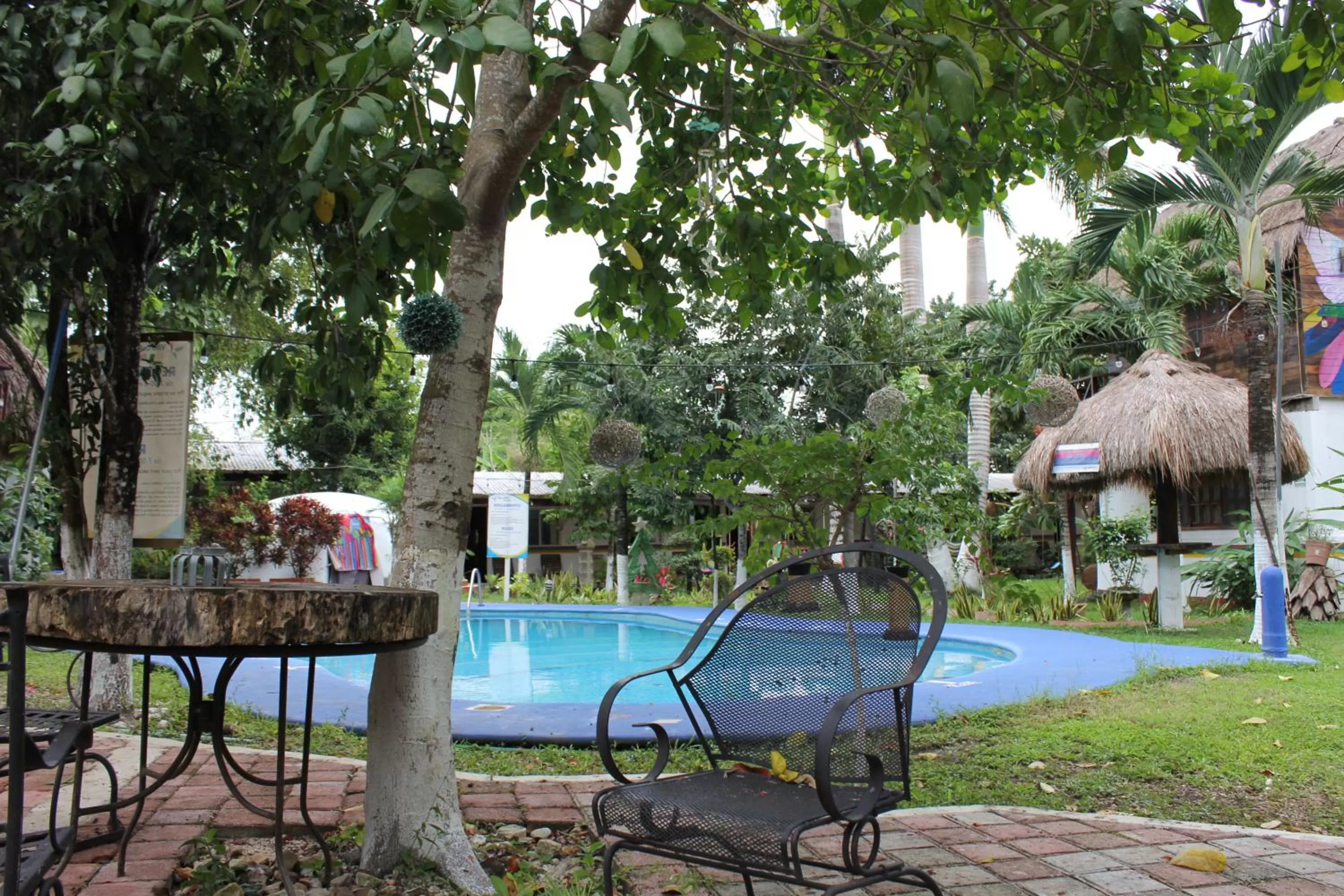 Pool view, Swimming Pool in Cabañas Colibrí