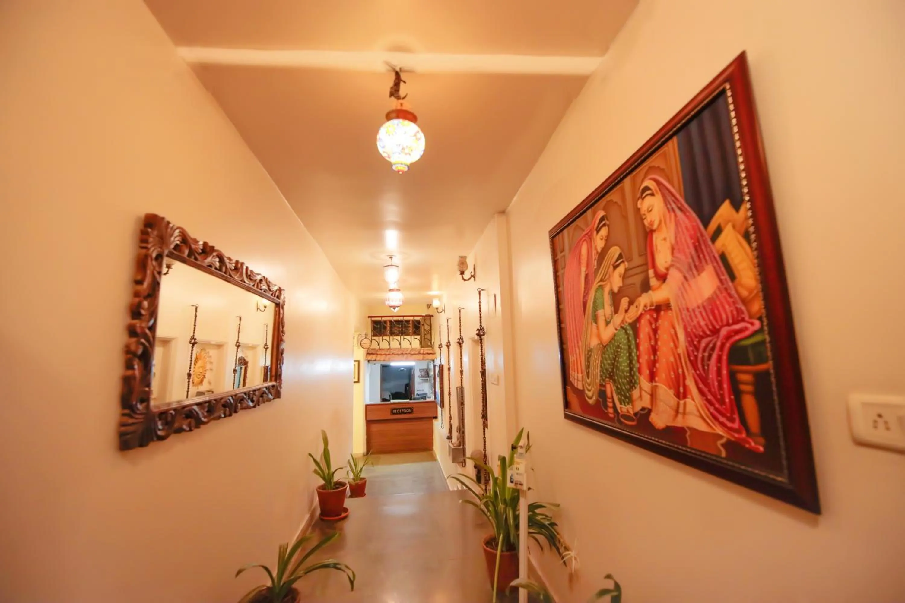 Decorative detail in Hotel Devraj Niwas on Lake Pichola