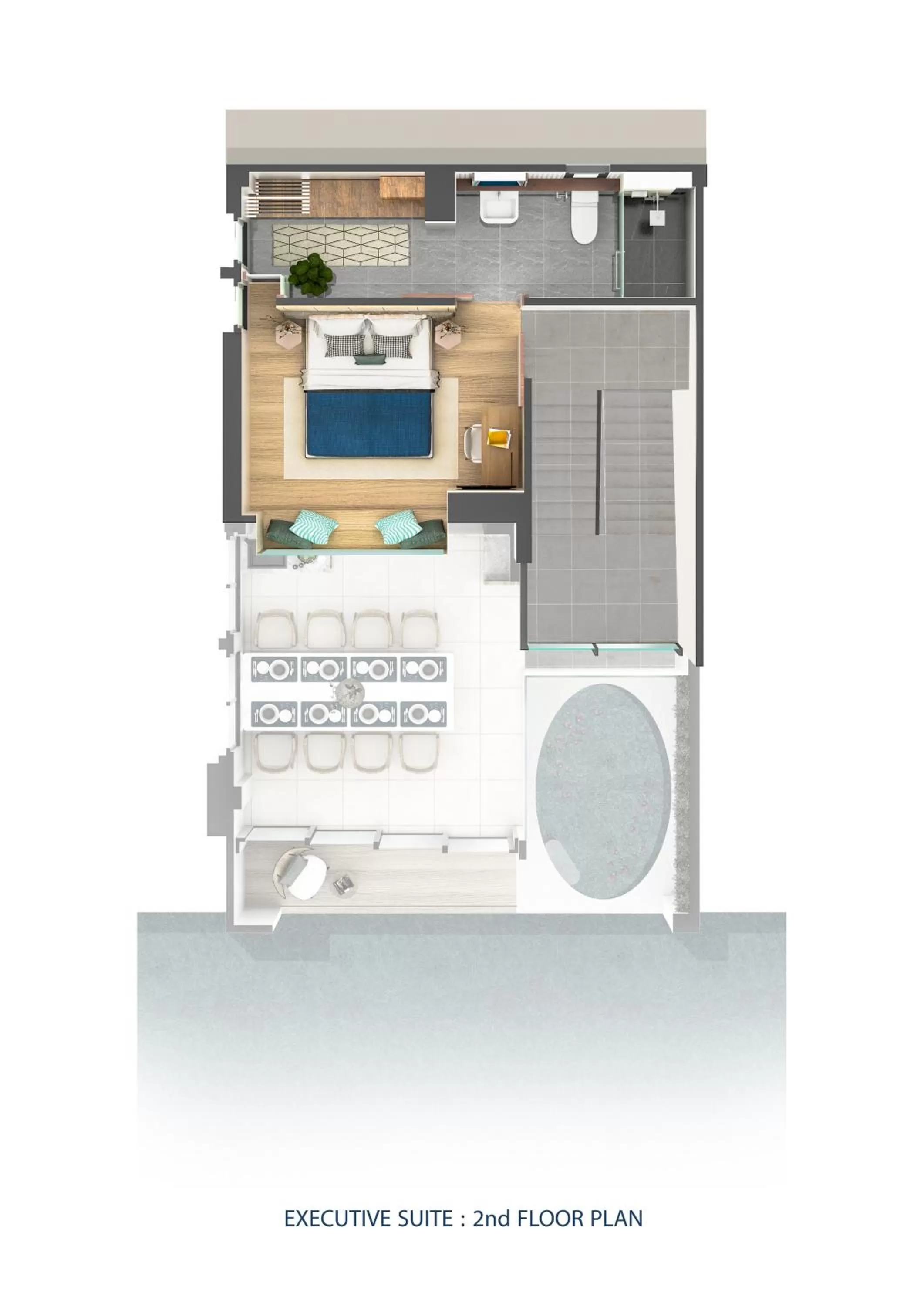 Floor plan in SHAN Villas Sukhumvit ฌานวิลล่า สุขุมวิท