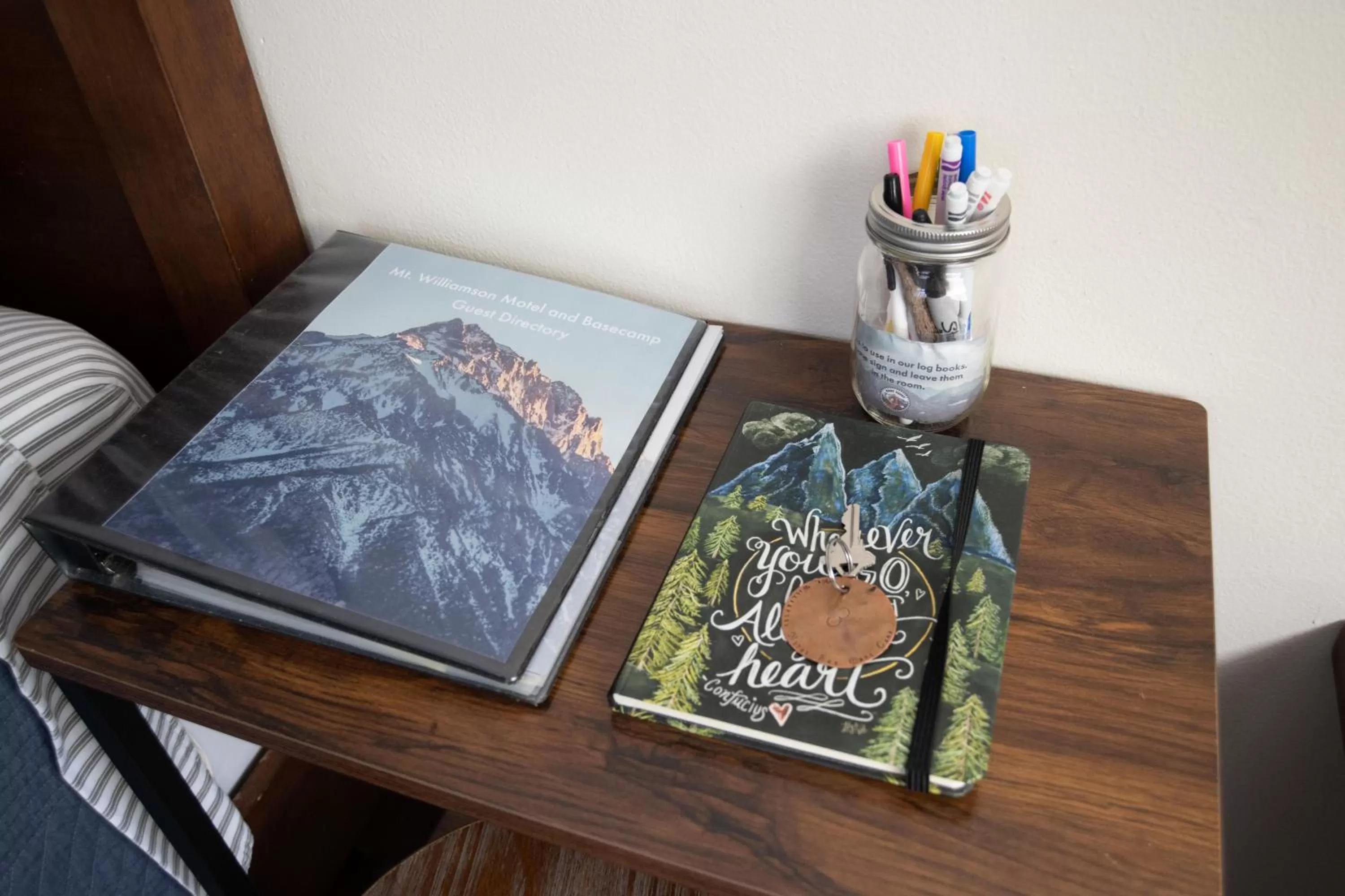 Decorative detail in Mt Williamson Motel and Basecamp