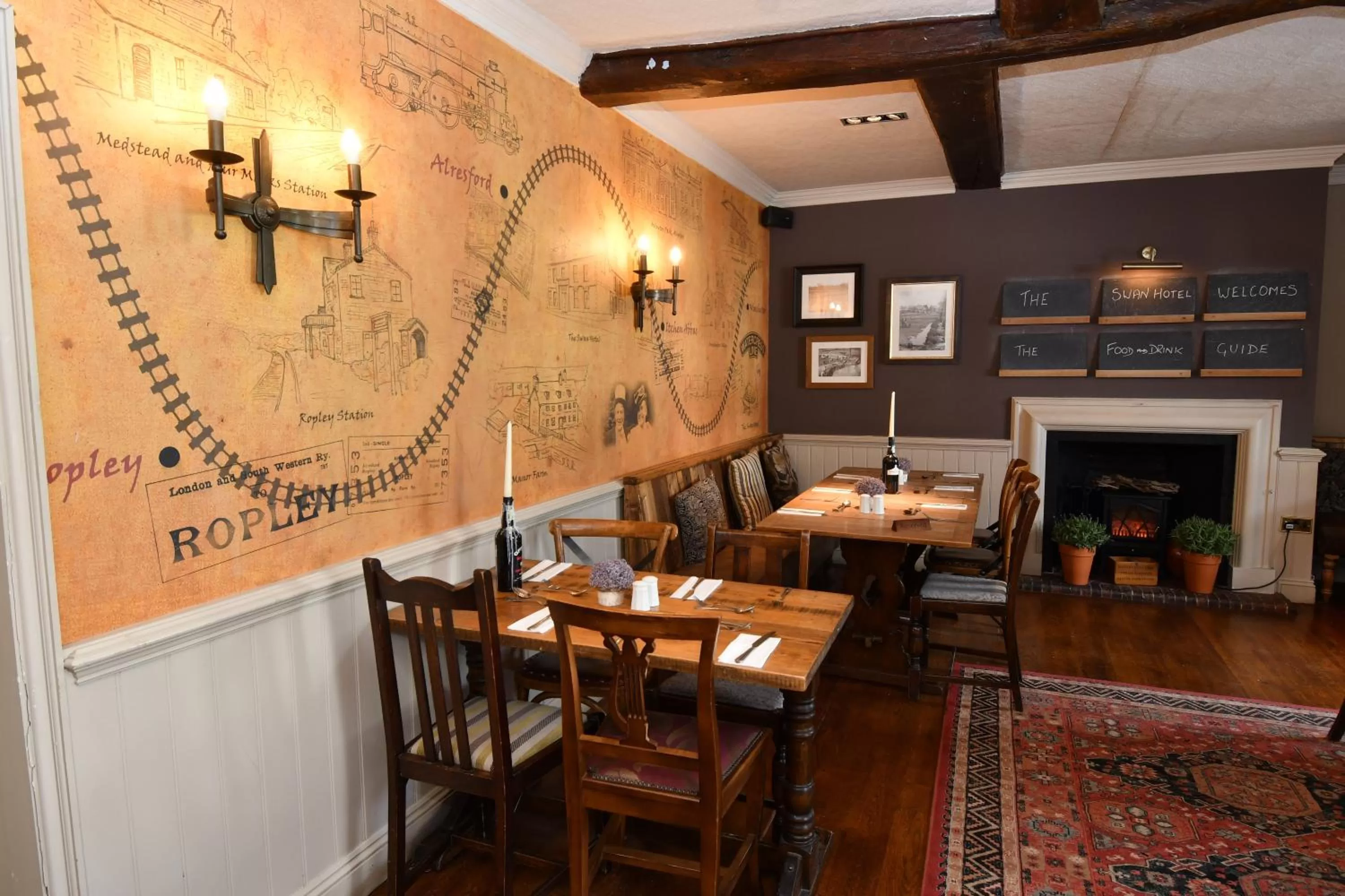 Restaurant/places to eat in The Swan Hotel, Alresford