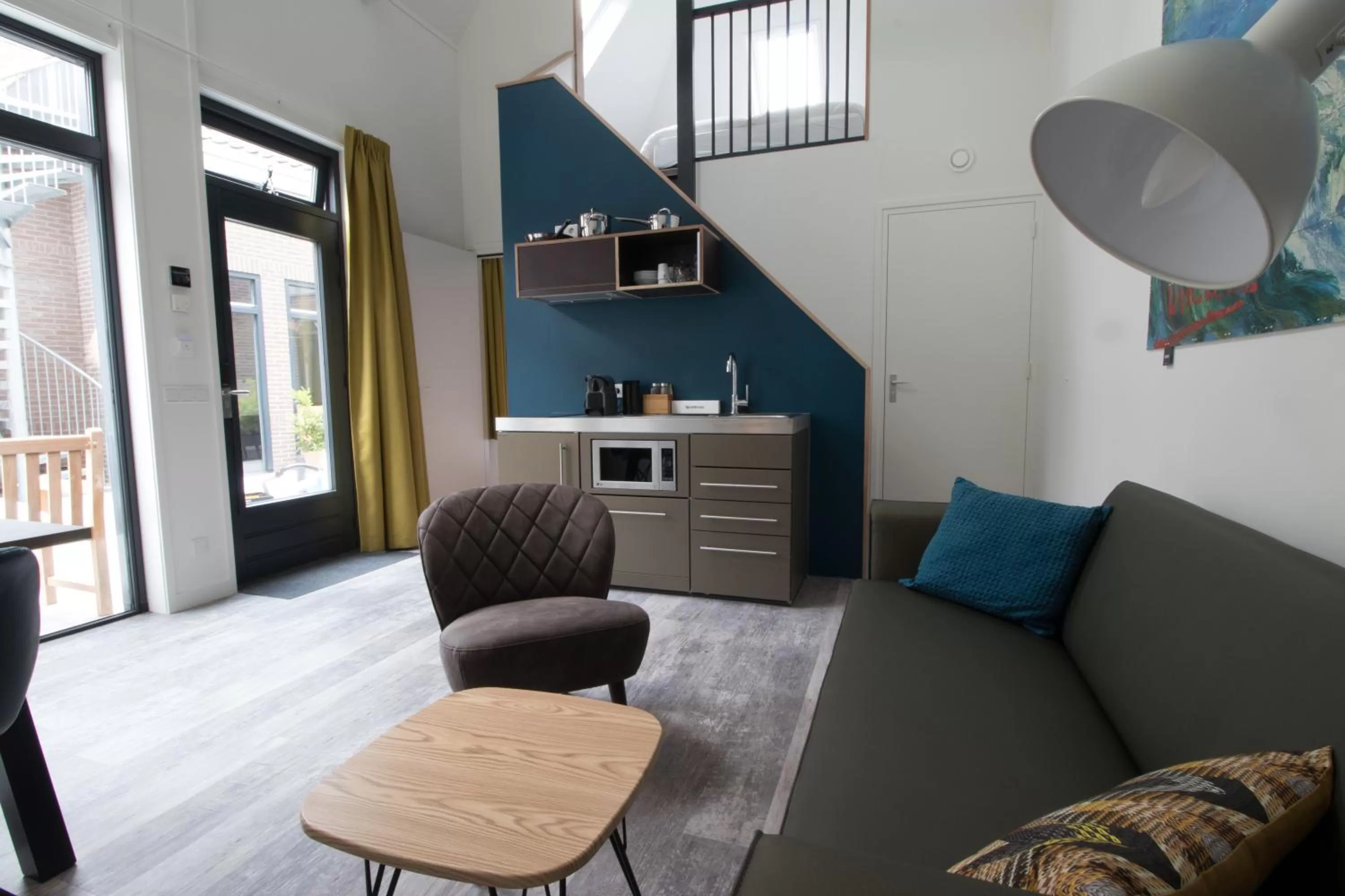 Kitchen or kitchenette in Hotel Loskade 45