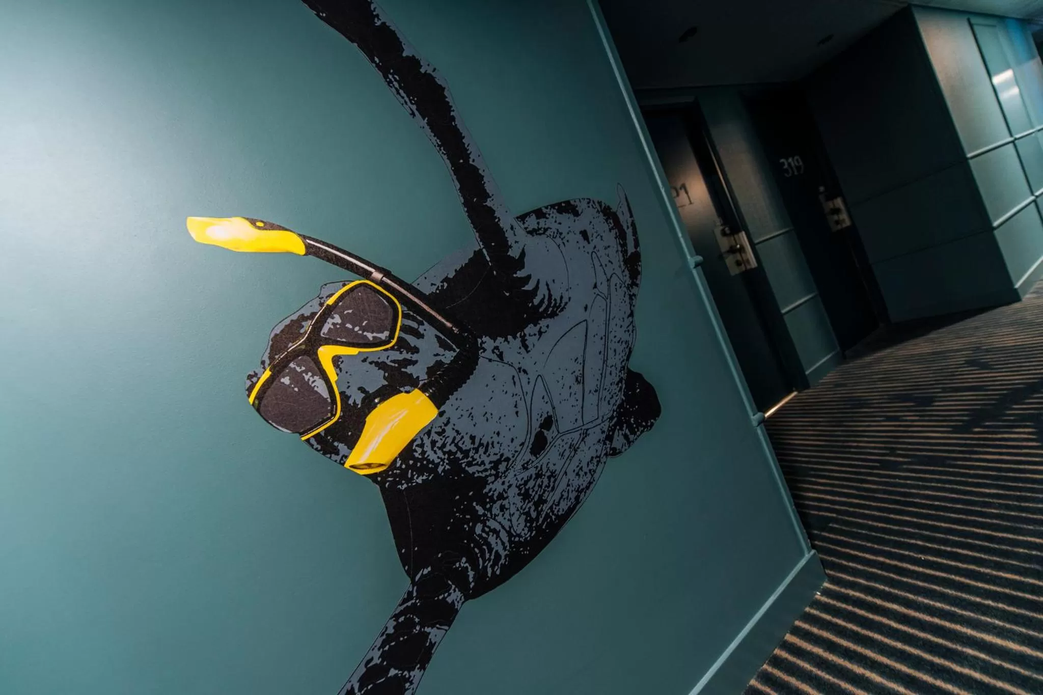 Decorative detail in ibis Styles Antibes