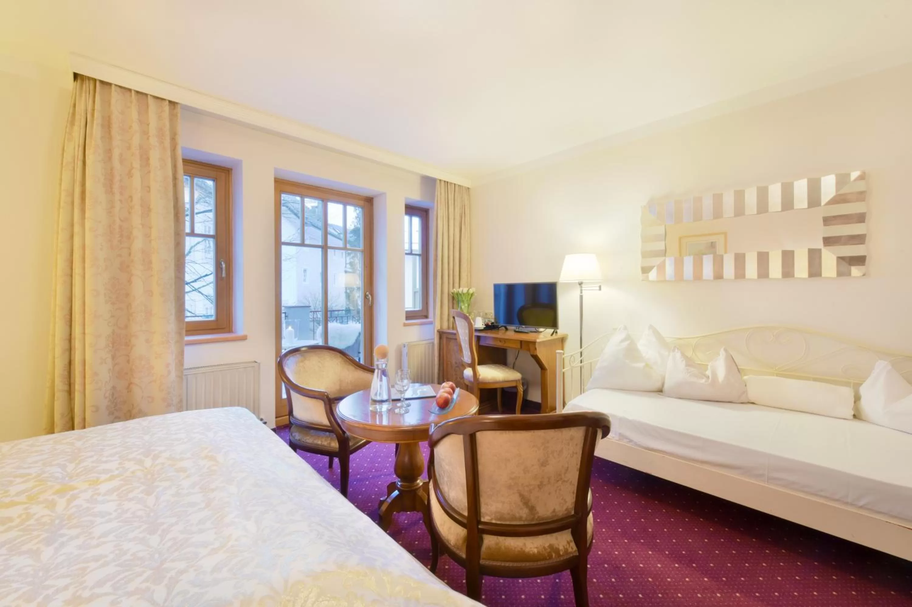 Seating area, Bed in Cella Central Historic Boutique Hotel