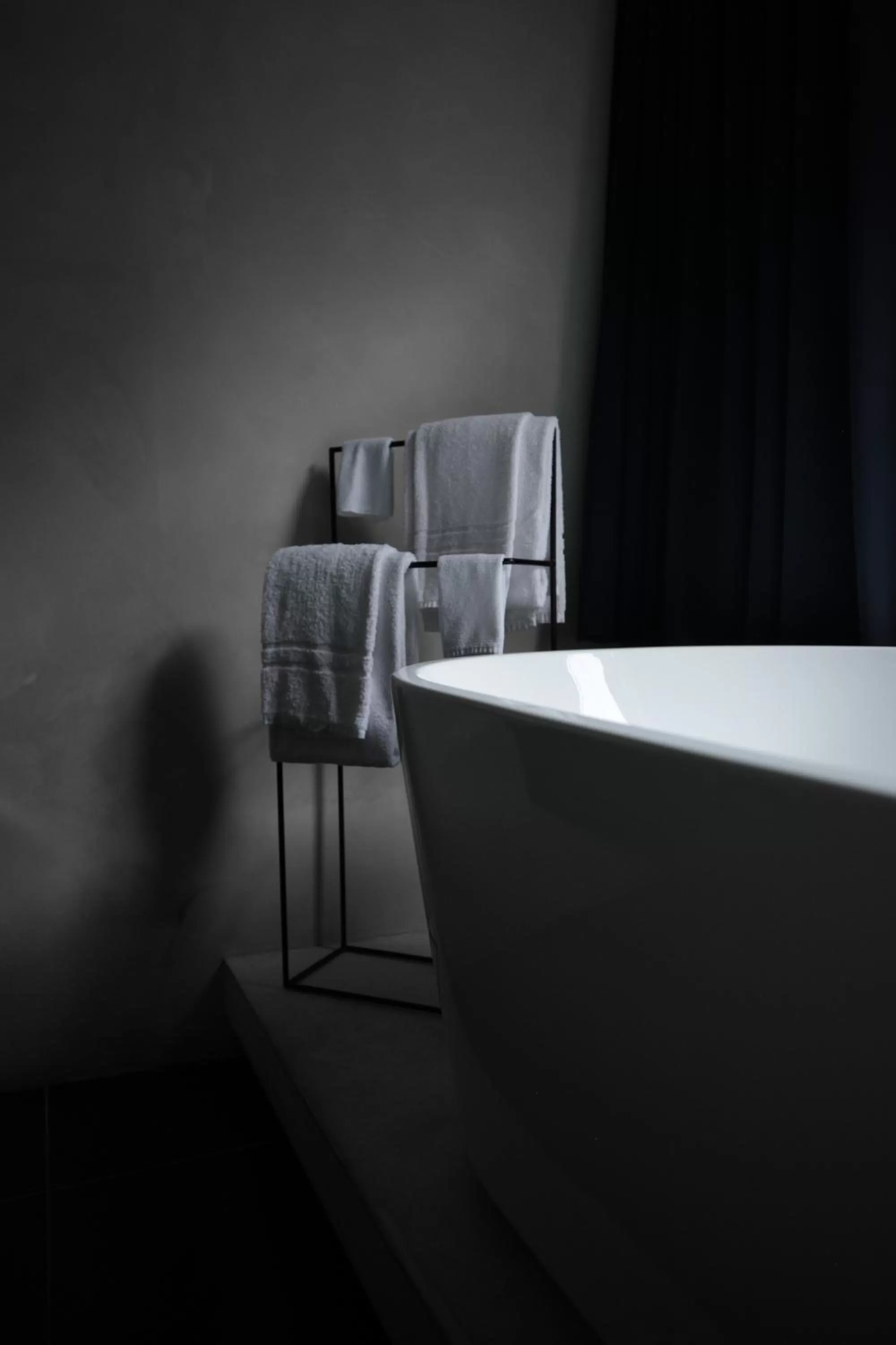 Bathroom, Bed in Hotel Simple